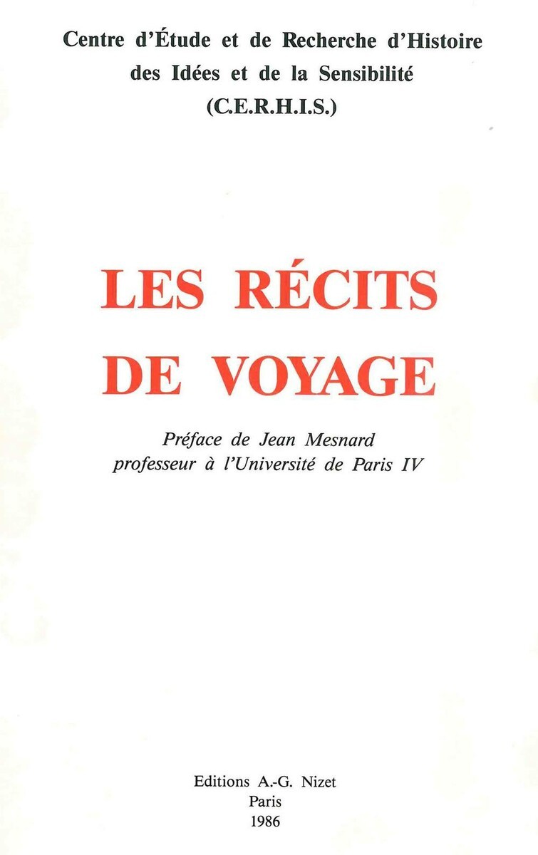 Les Récits de voyage