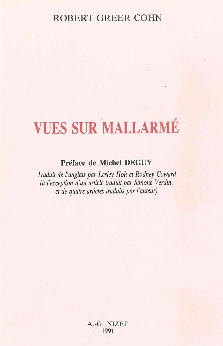 Vues sur Mallarmé