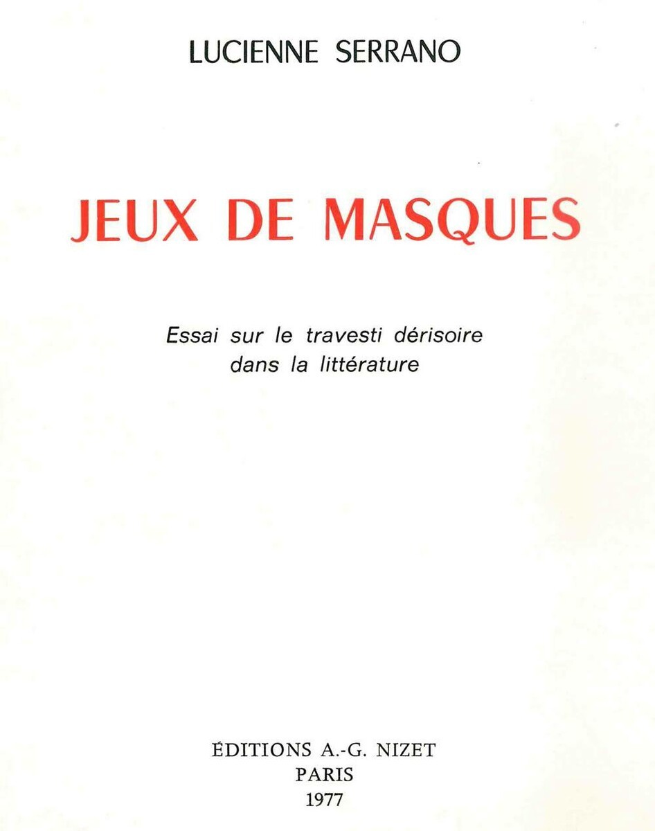 Jeux de masques