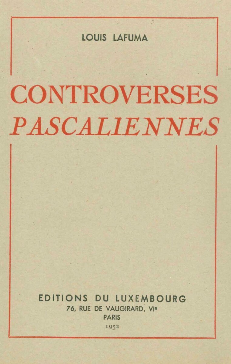 Controverses pascaliennes