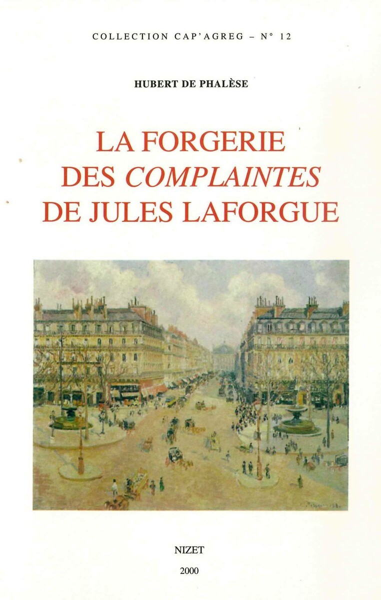La Forgerie des Complaintes de Jules Laforgue