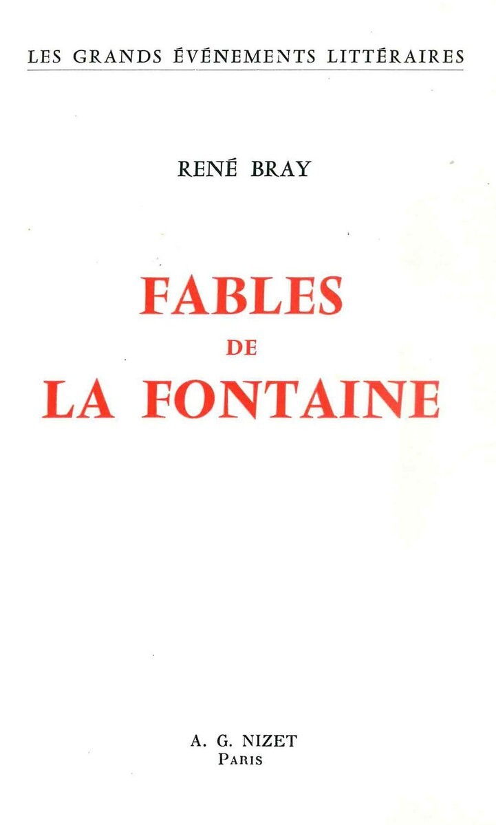 Fables de la Fontaine