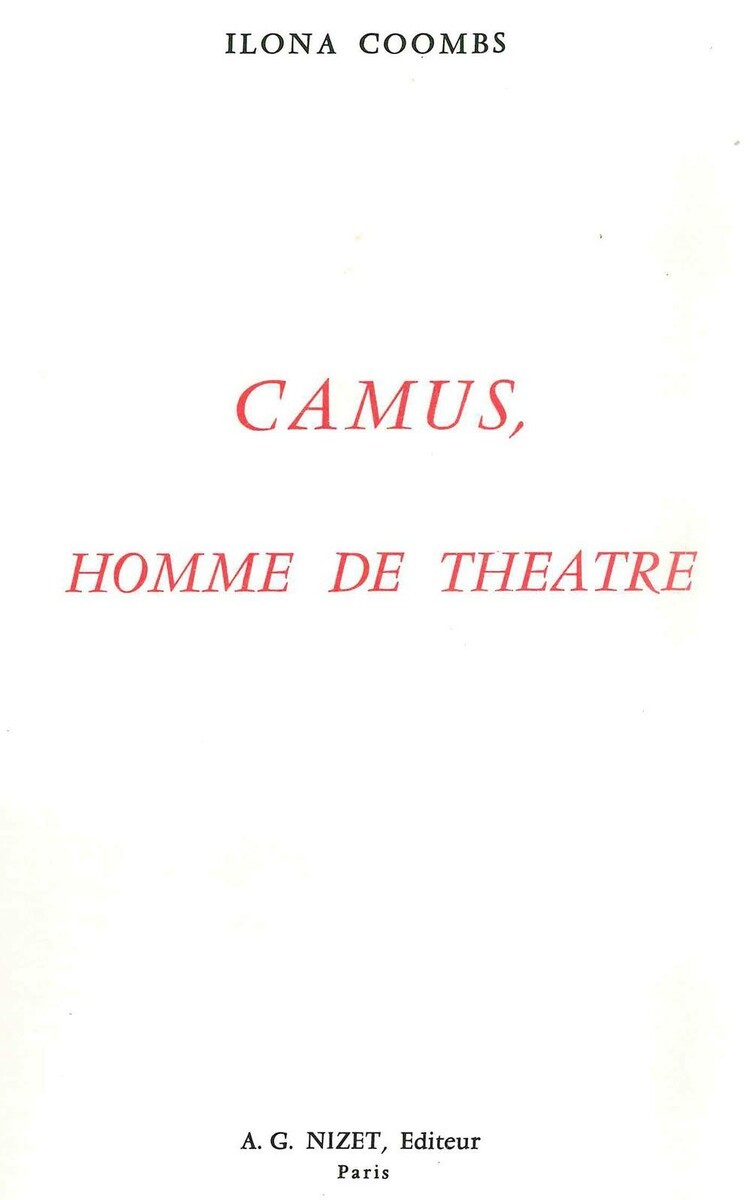 Camus, homme de théâtre
