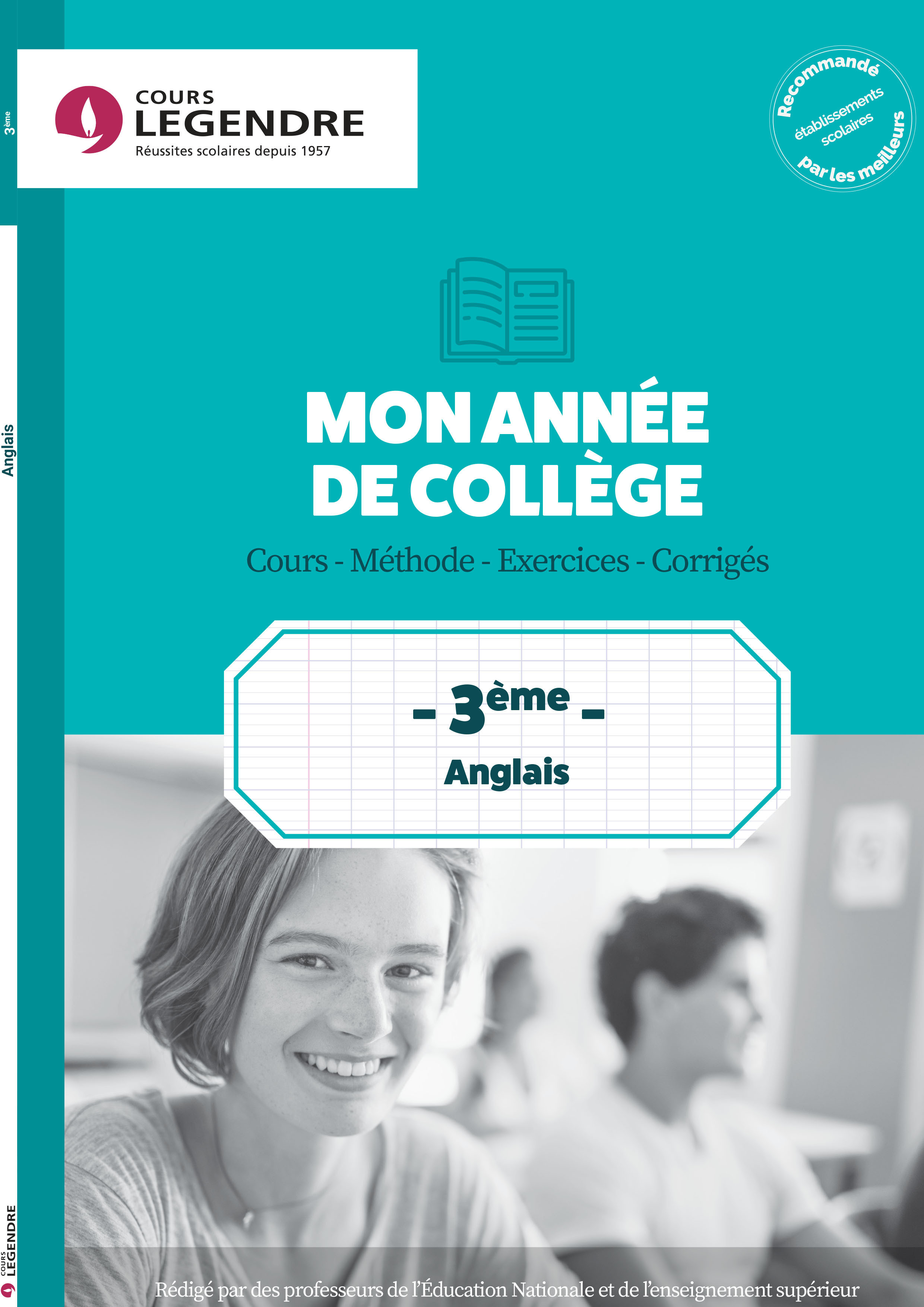 Mon année d'anglais 3e : Cours, méthode, exercices, corrigés