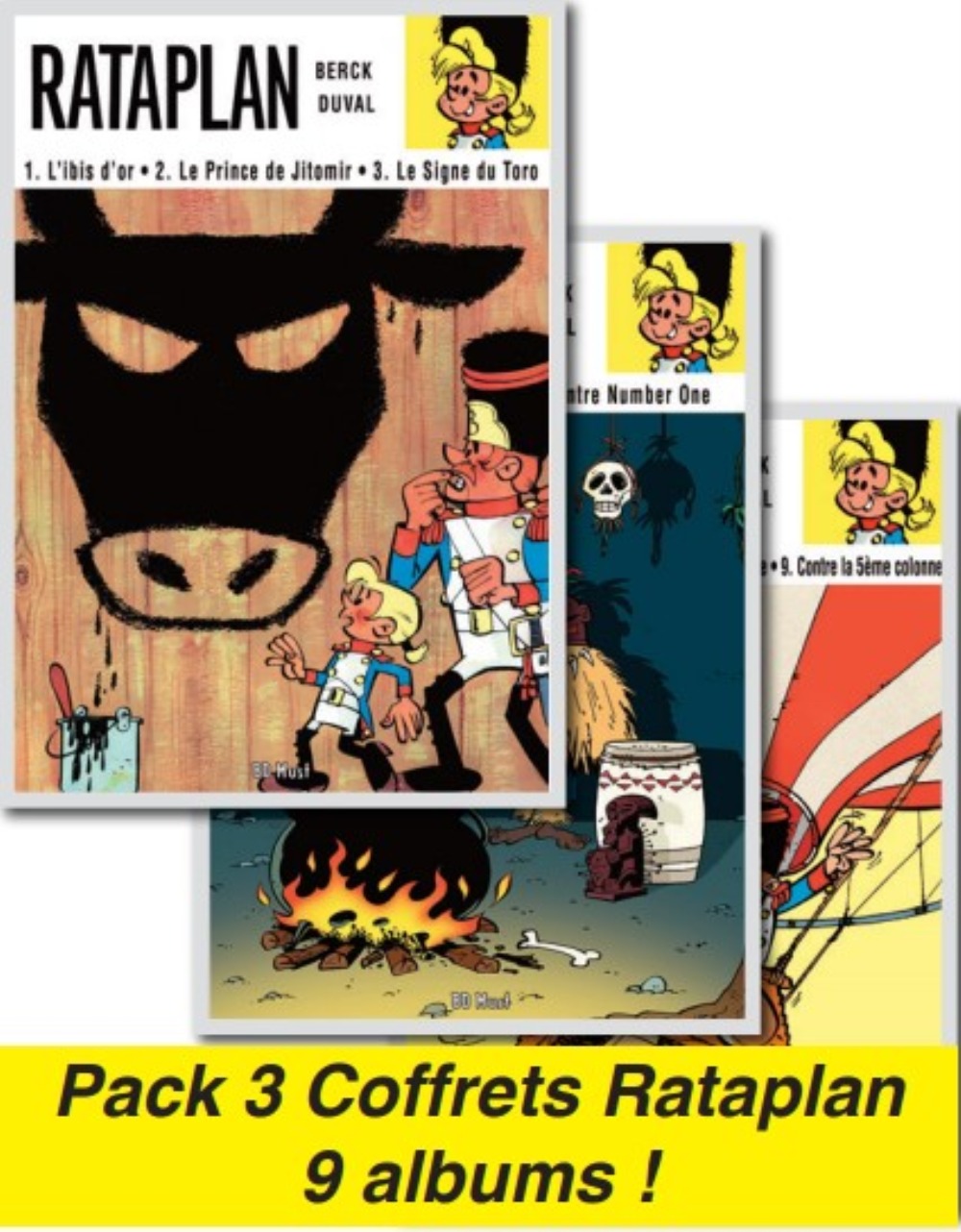 PACK 3 COFFRETS RATAPLAN
