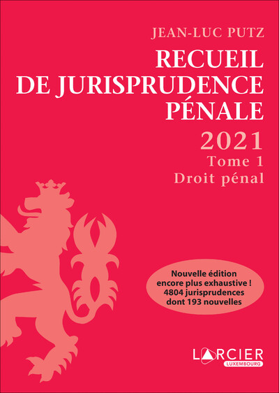 Recueil de jurisprudence pénale - Tome 01