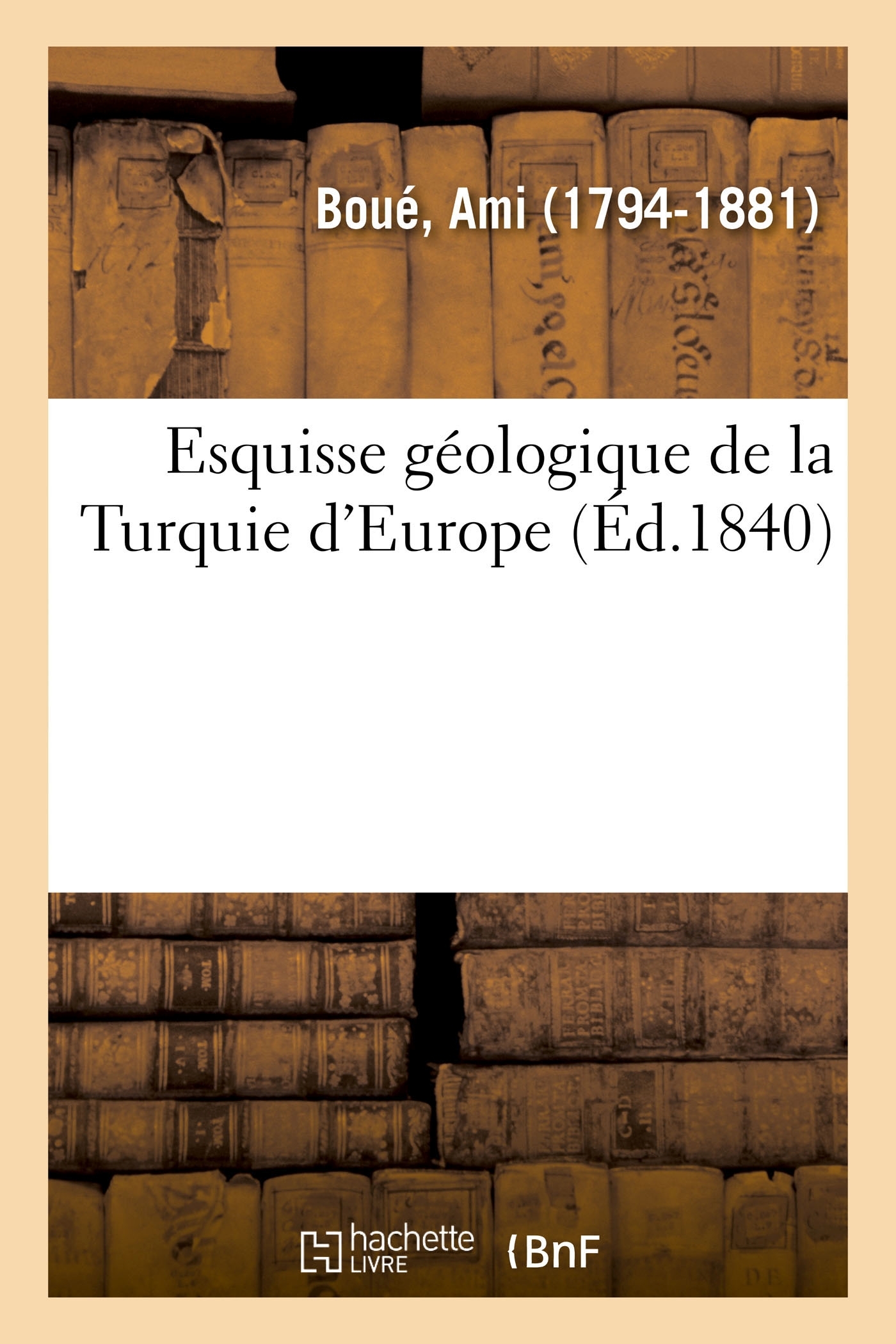 Esquisse géologique de la Turquie d'Europe