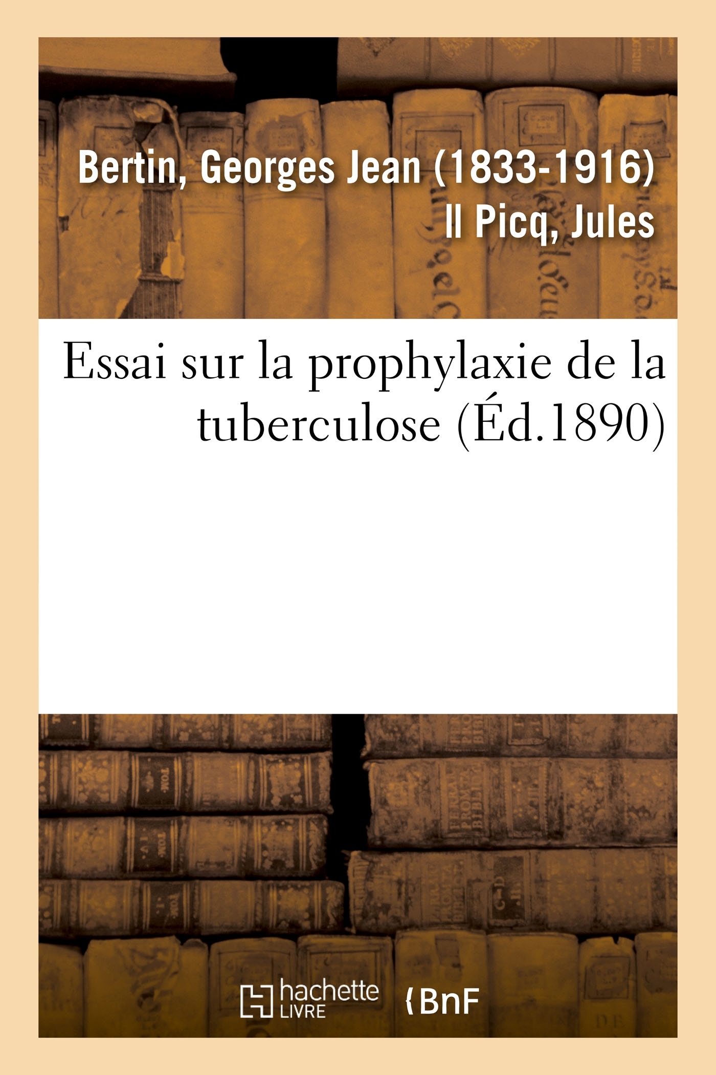 Essai sur la prophylaxie de la tuberculose