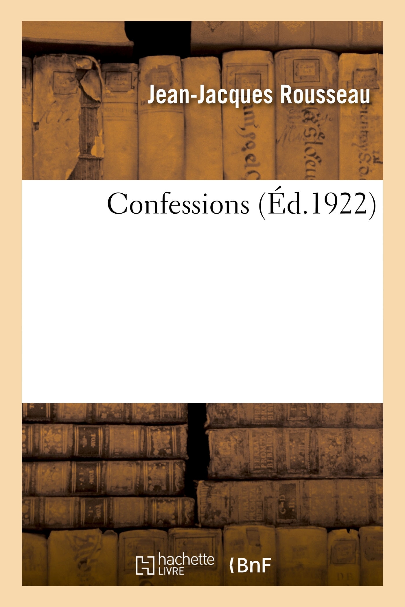 Confessions. Tome 1 : Livre I-V