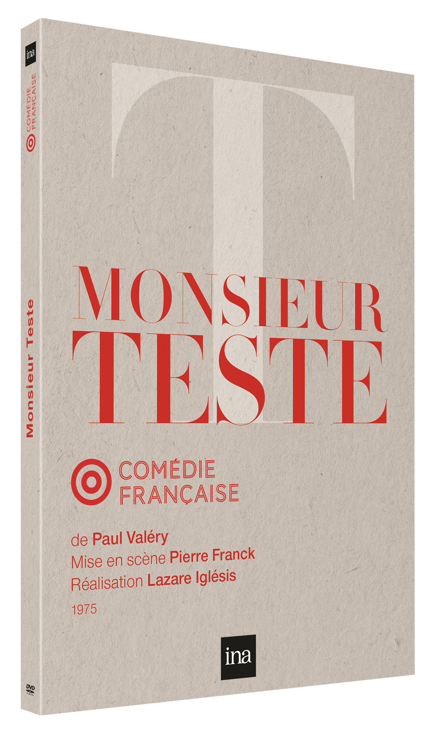 MONSIEUR TESTE - DVD