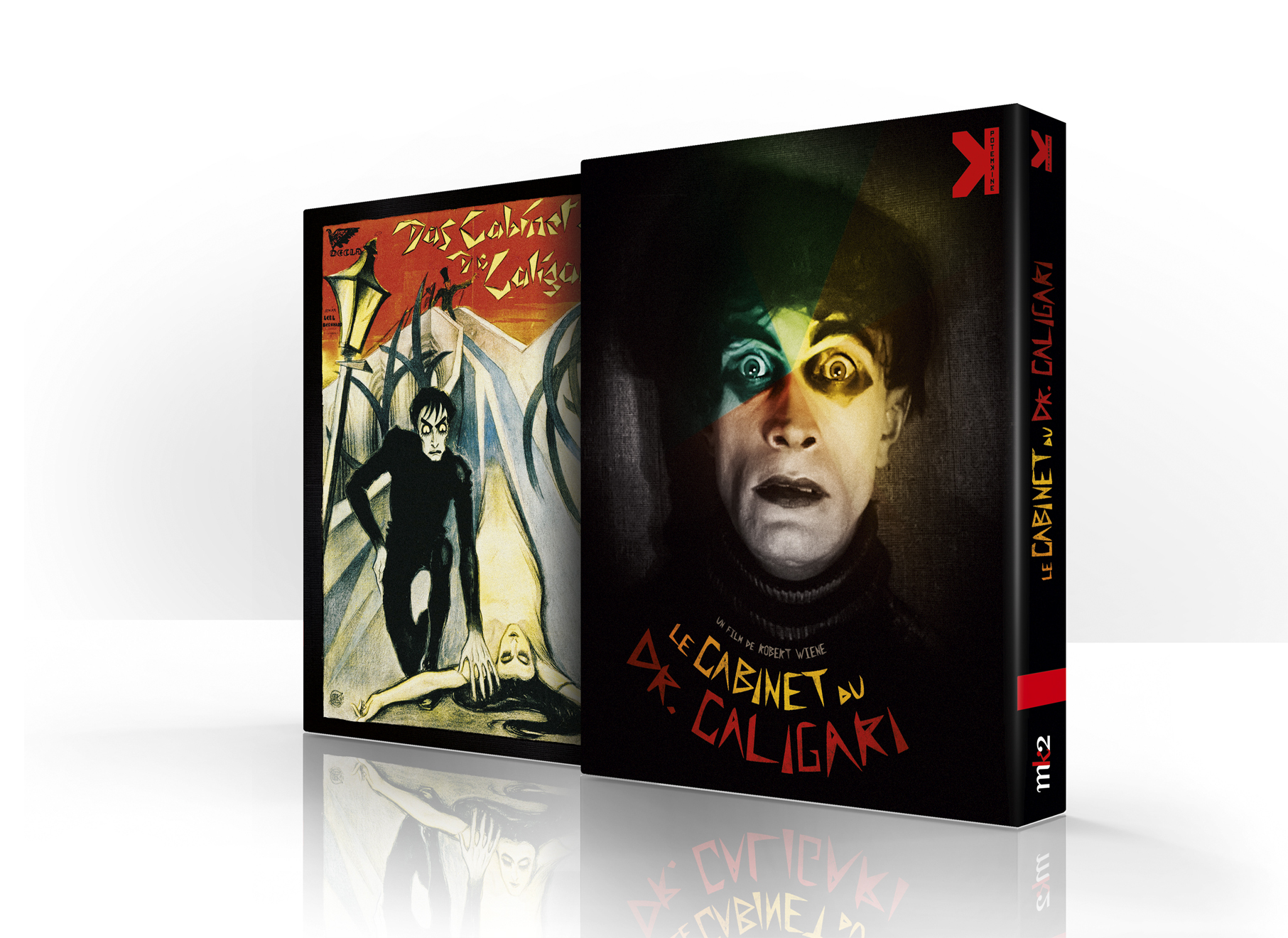 CABINET DU DR CALIGARI - VERSION RESTAUREE + DOC DE CALIGARI A HITLER - COMBO BR