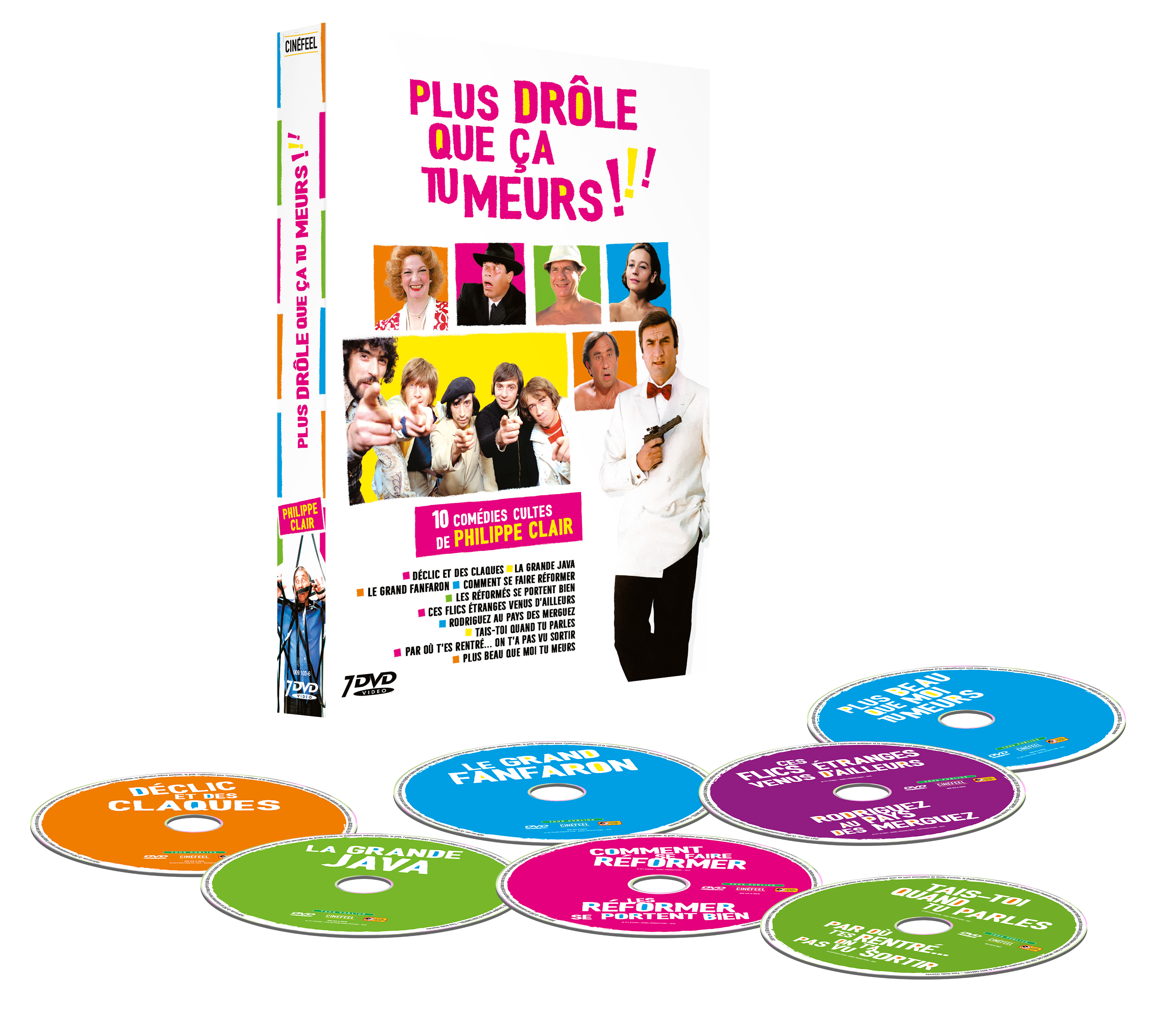 COFFRET PHILIPPE CLAIR - 7 DVD