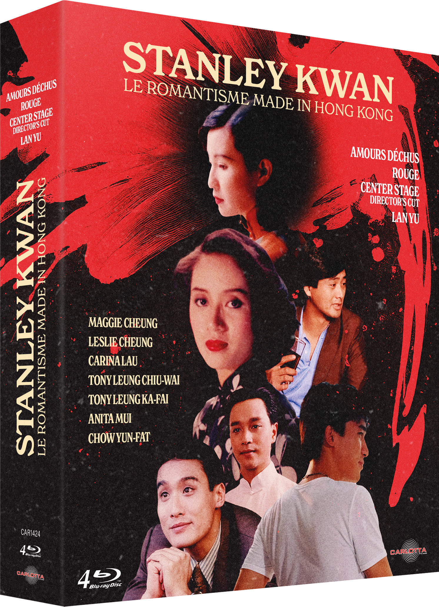 COFFRET STANLEY KWAN - LE ROMANTISME MADE IN HONG KONG - 4 BLU-RAY