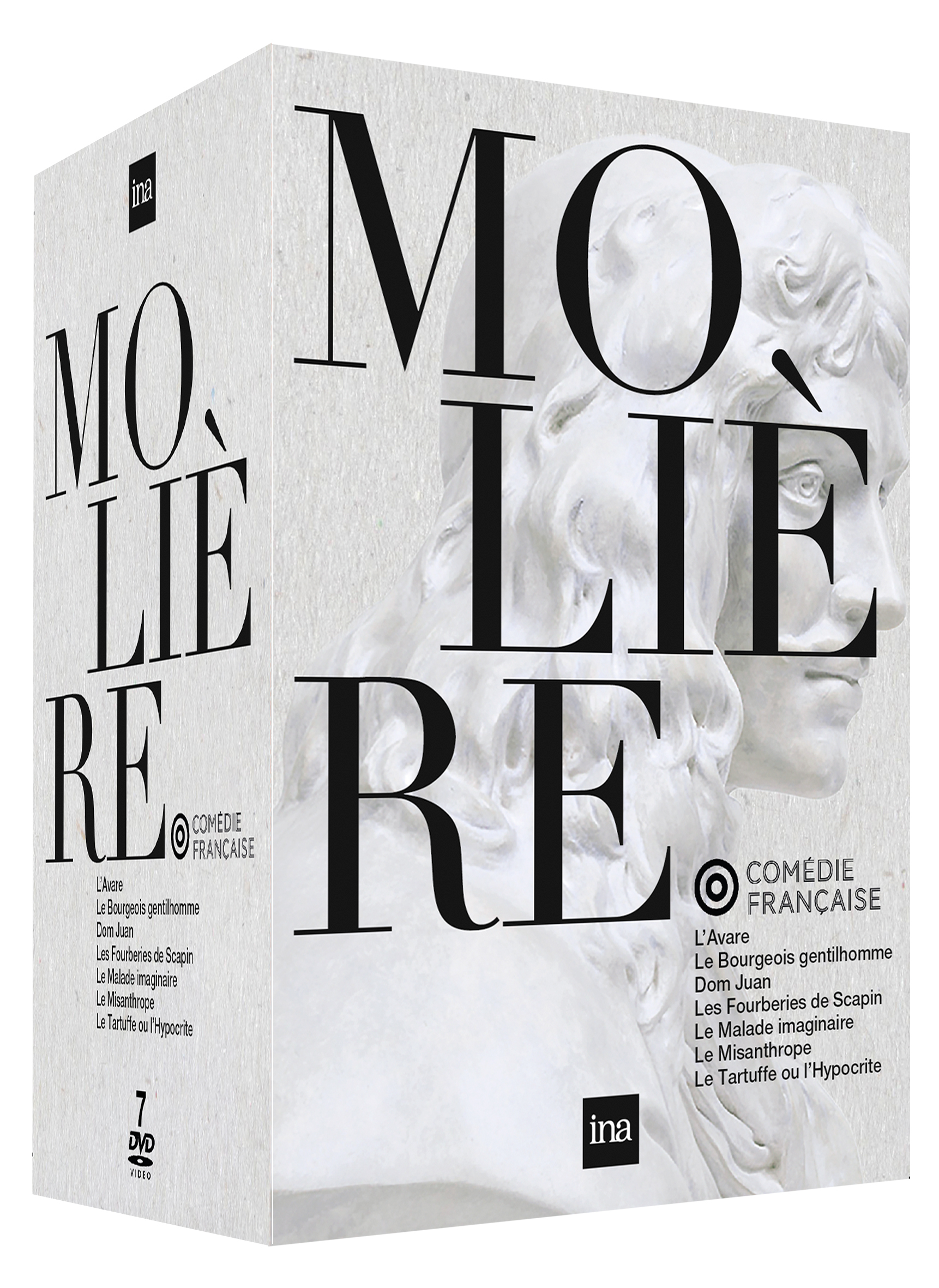 COFFRET MOLIERE - COMEDIE FRANCAISE - 7 DVD