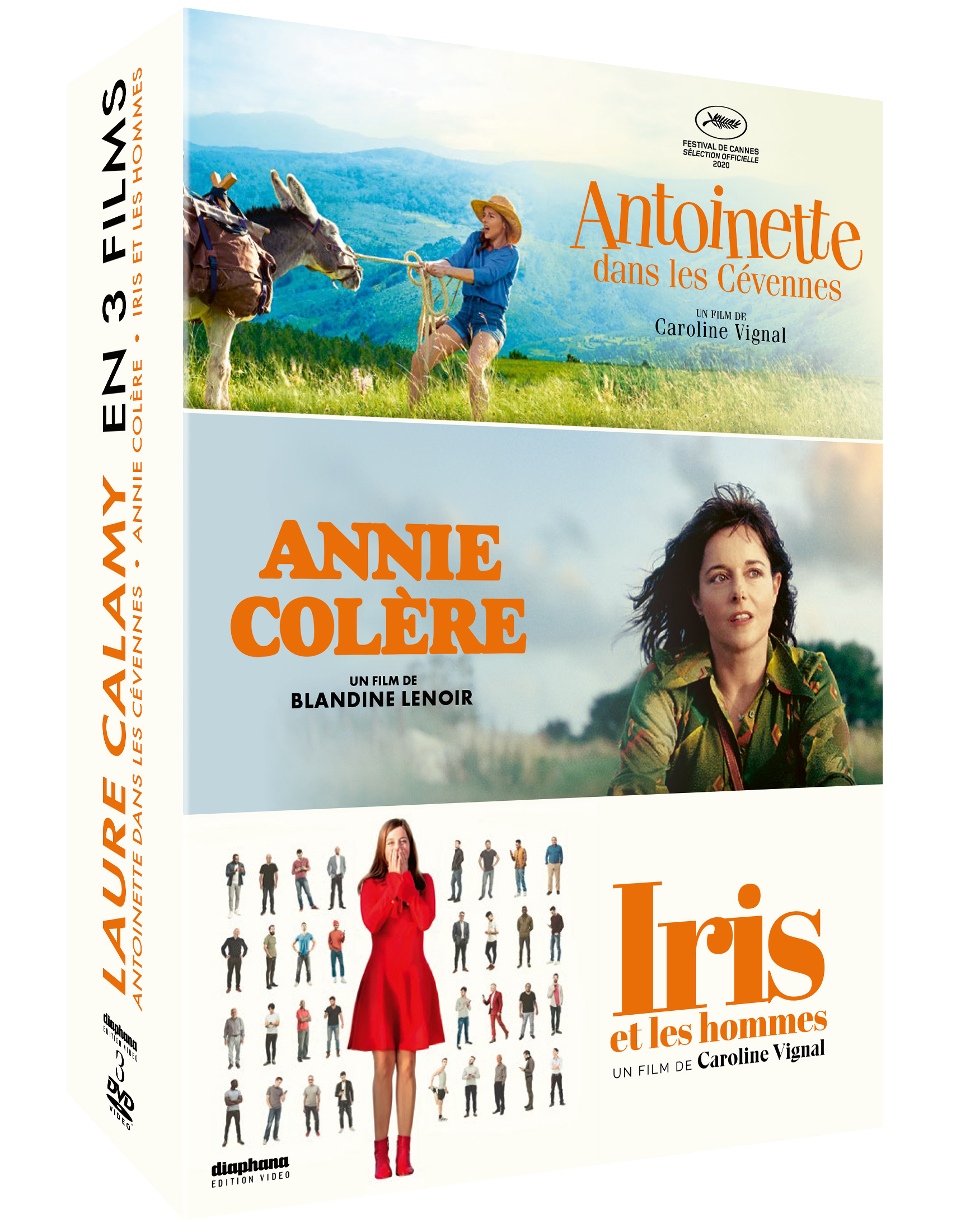 COFFRET LAURE CALAMY EN 3 FILMS - 3 DVD