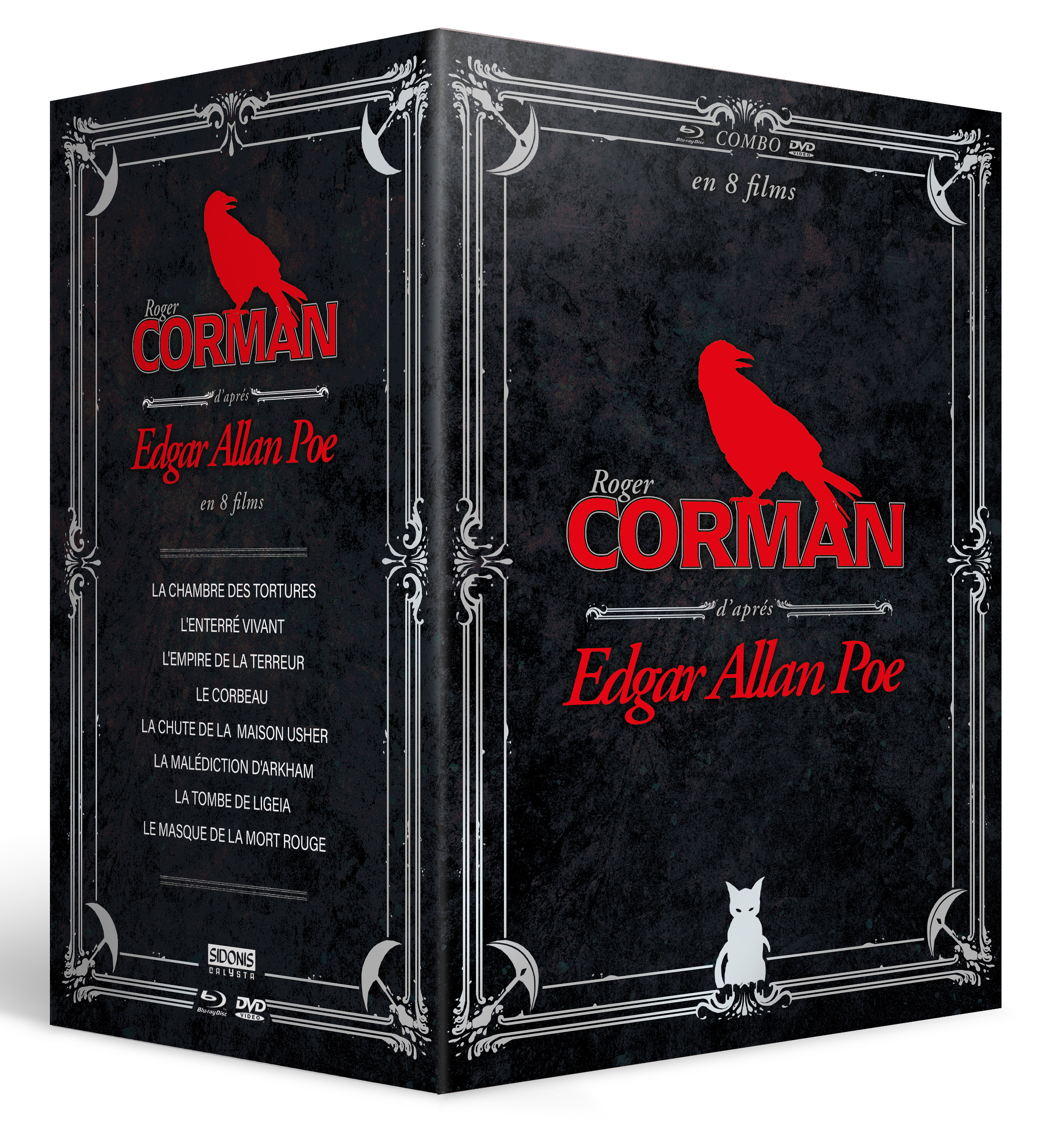 CORMAN - COMBO 8 DVD + 8 BLU-RAY + LIV 152 pages
