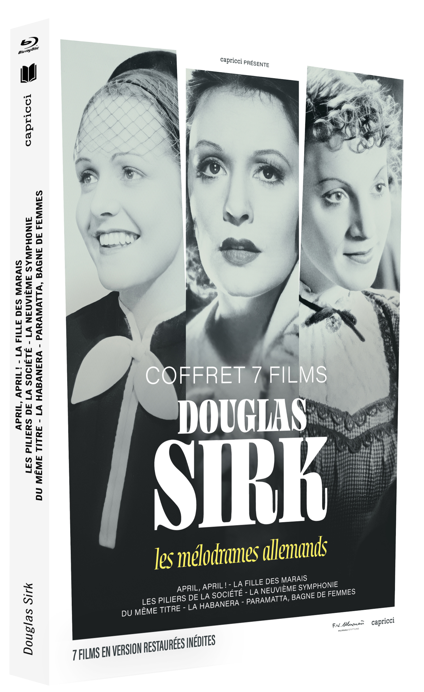 DOUGLAS SIRK, LES MELODRAMES ALLEMANDS - 3 BLU-RAY + LIVRET