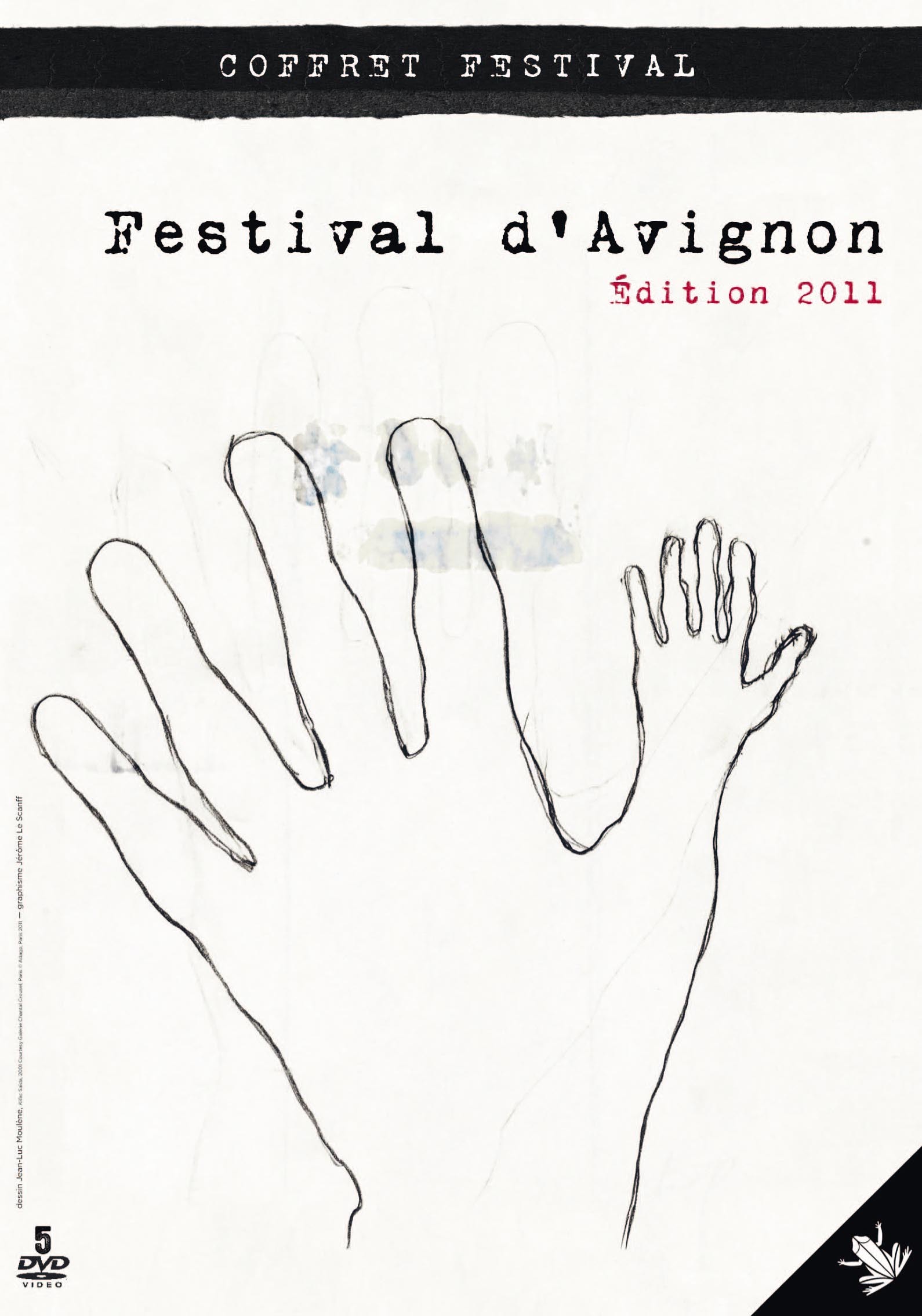 FESTIVAL D'AVIGNON 2011 - 5 DVD
