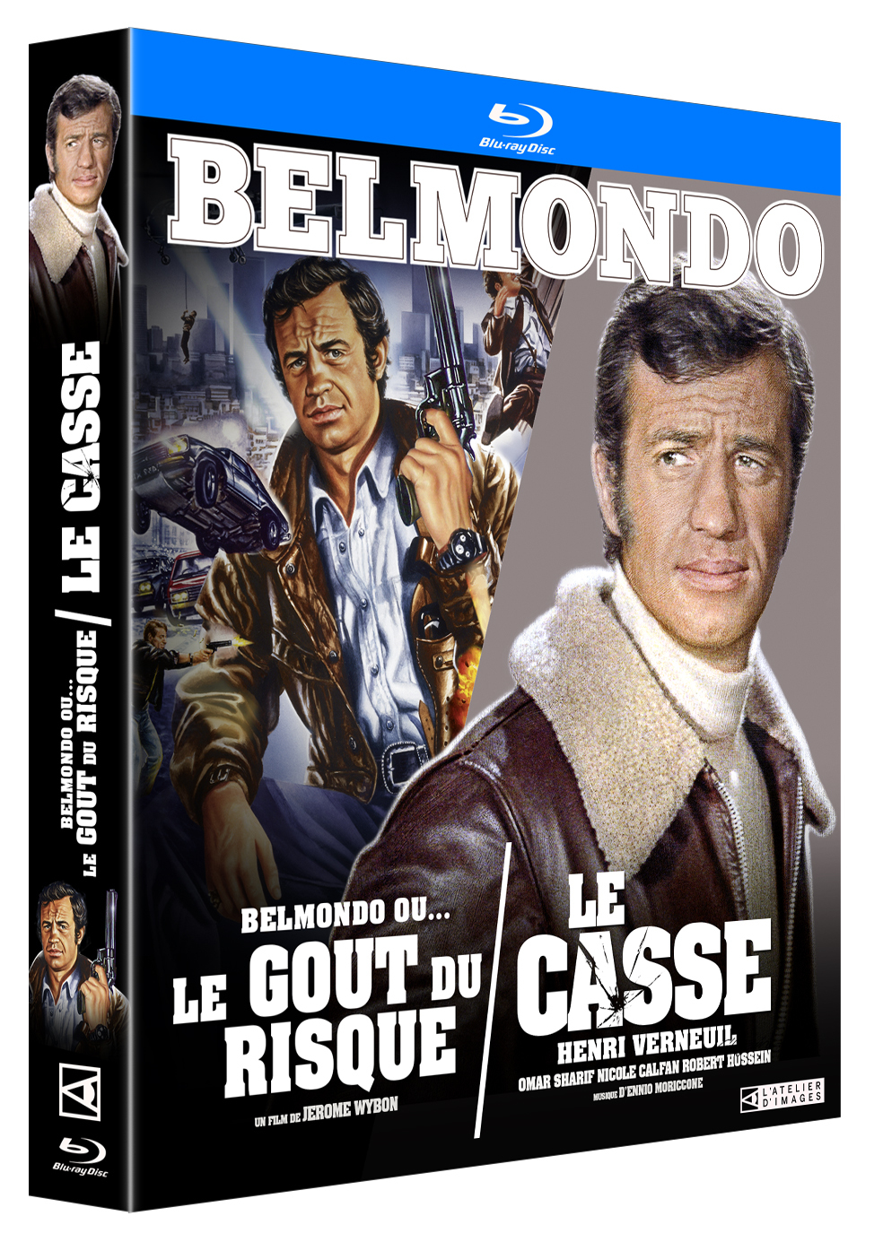 CASSE (LE) + BELMONDO OU LE GOUT DU RISQUE - 2 BLU-RAY
