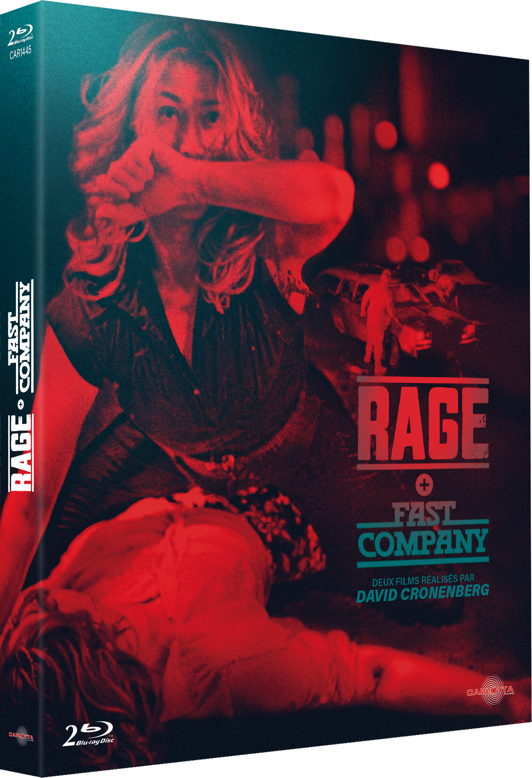 COFFRET 2 FILMS DE DAVID CRONENBERG [RAGE + FAST COMPANY] - 2 BLU-RAY