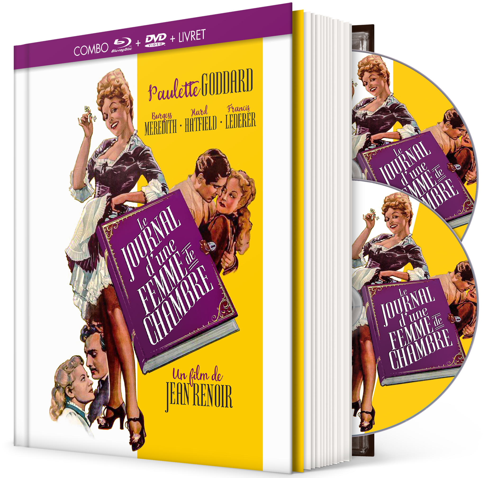 JOURNAL D'UNE FEMME DE CHAMBRE - COMBO DVD + BLU-RAY + LIVRE