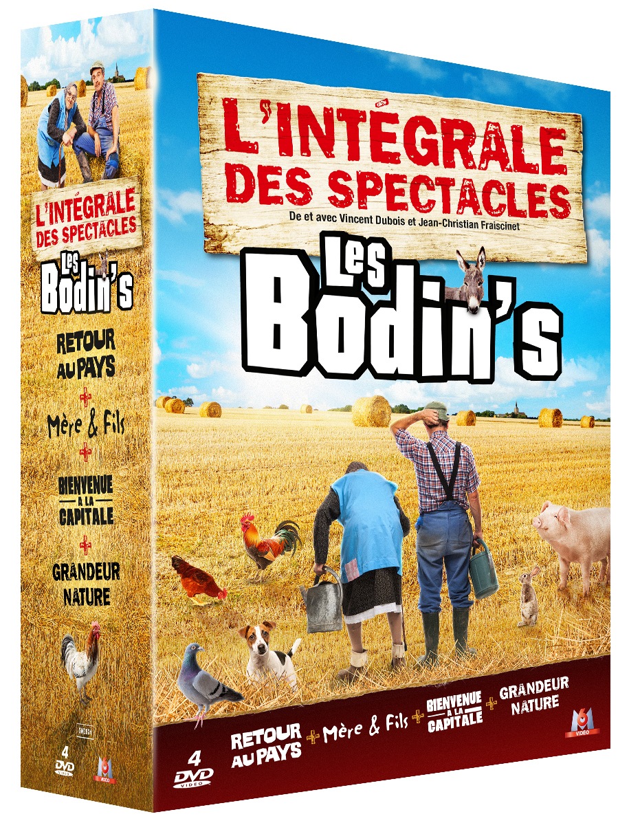 BODIN'S (LES) - COFFRET 4 SPECTACLES - 4 DVD