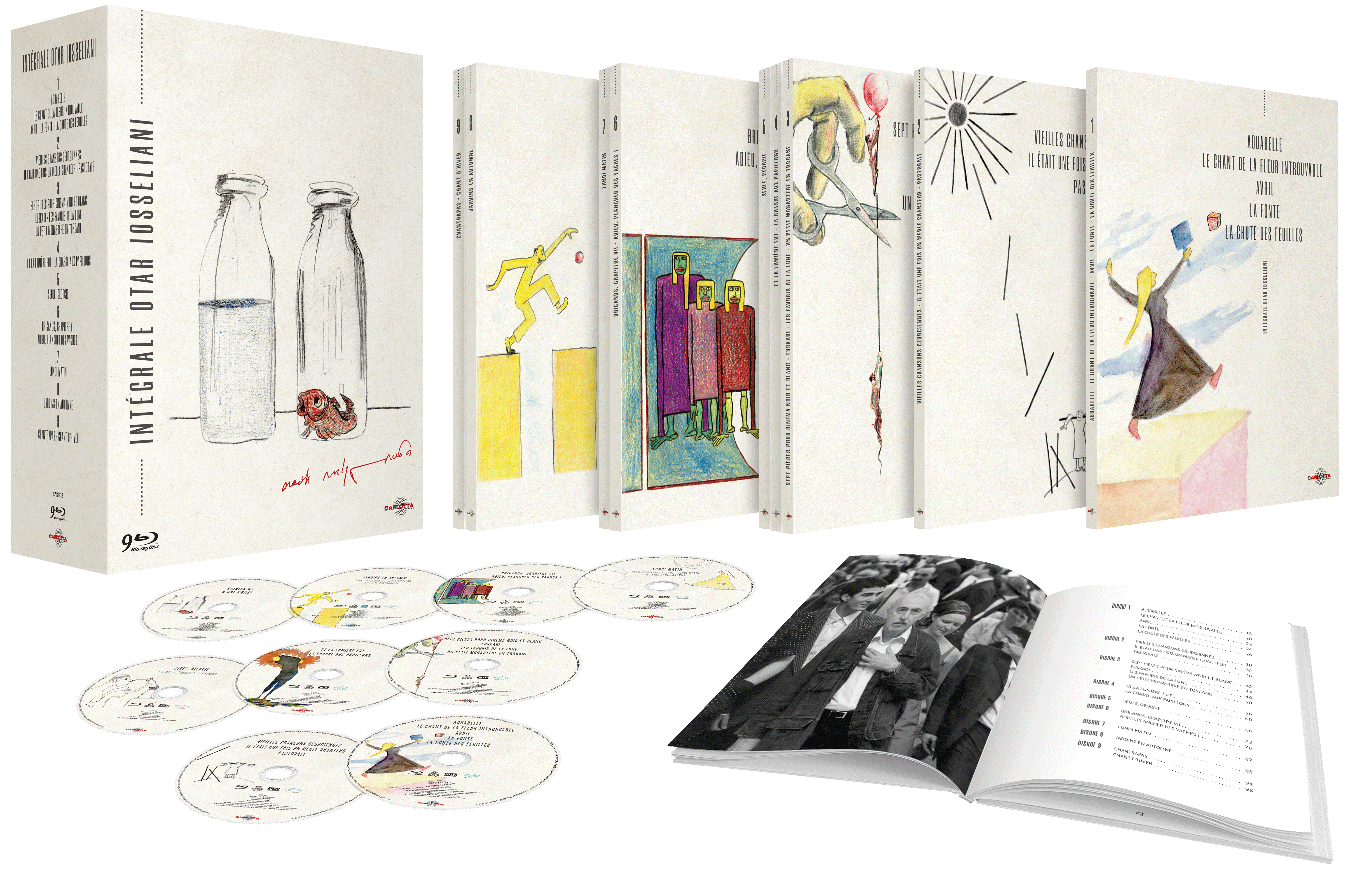 COFFRET INTEGRALE OTAR IOSSELIANI - 9 BLU-RAY