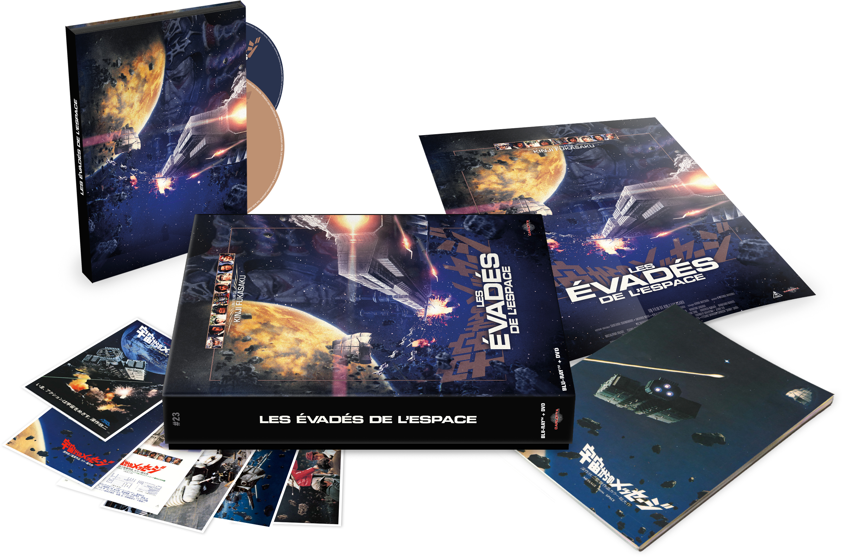 EVADES DE L'ESPACE (LES) - EPL #23 - COMBO BRD+DVD+MEMORABILIA