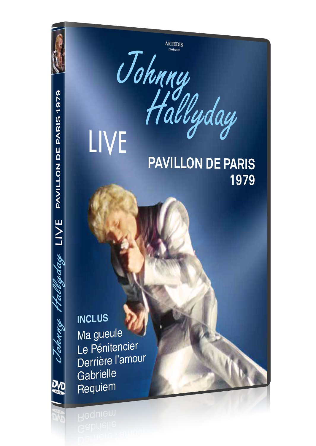JOHNNY HALLIDAY LIVE PAV PARIS 1979 - DVD