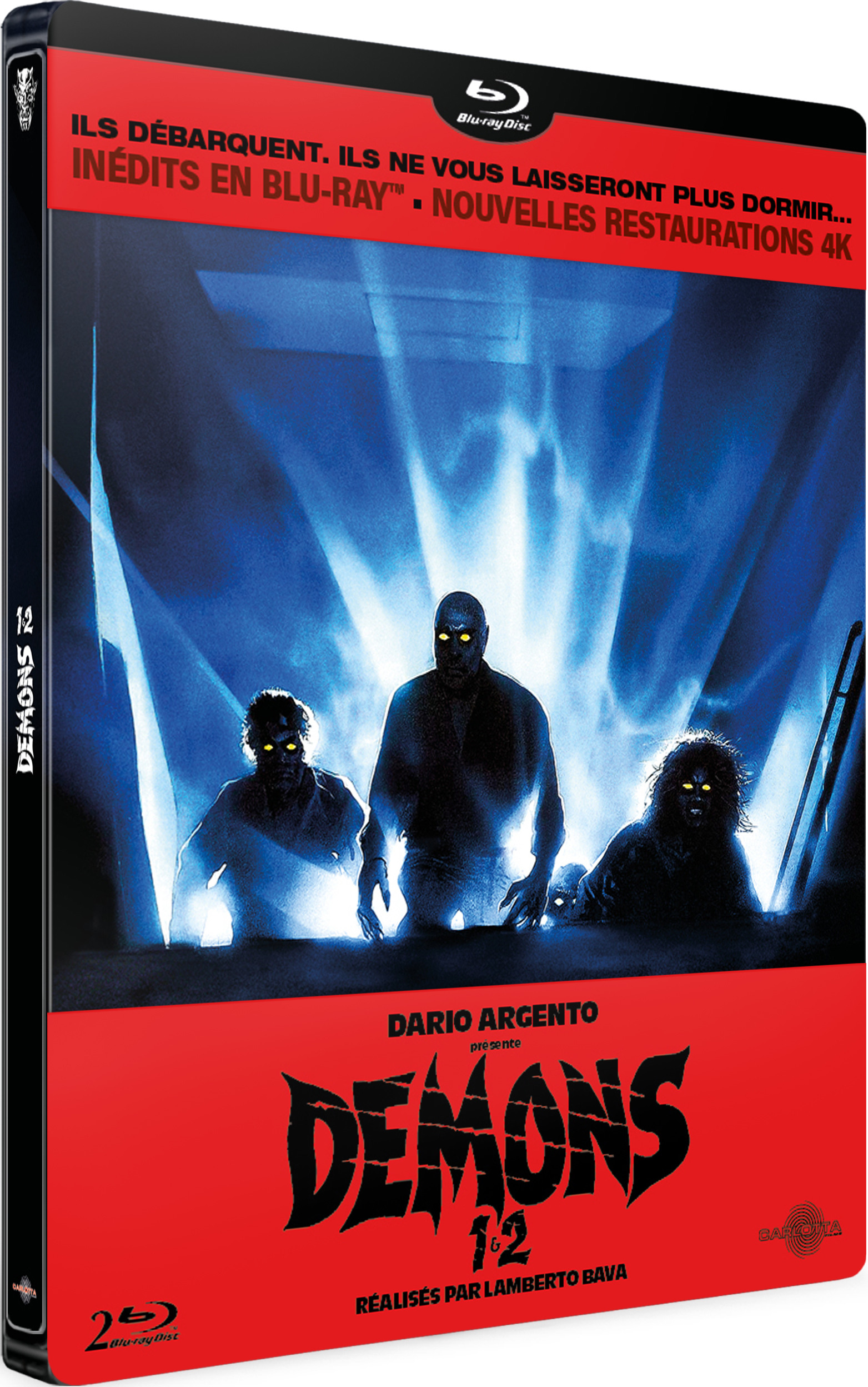 DEMONS 1 ET 2 - 2 BLU-RAY STEELBOOK