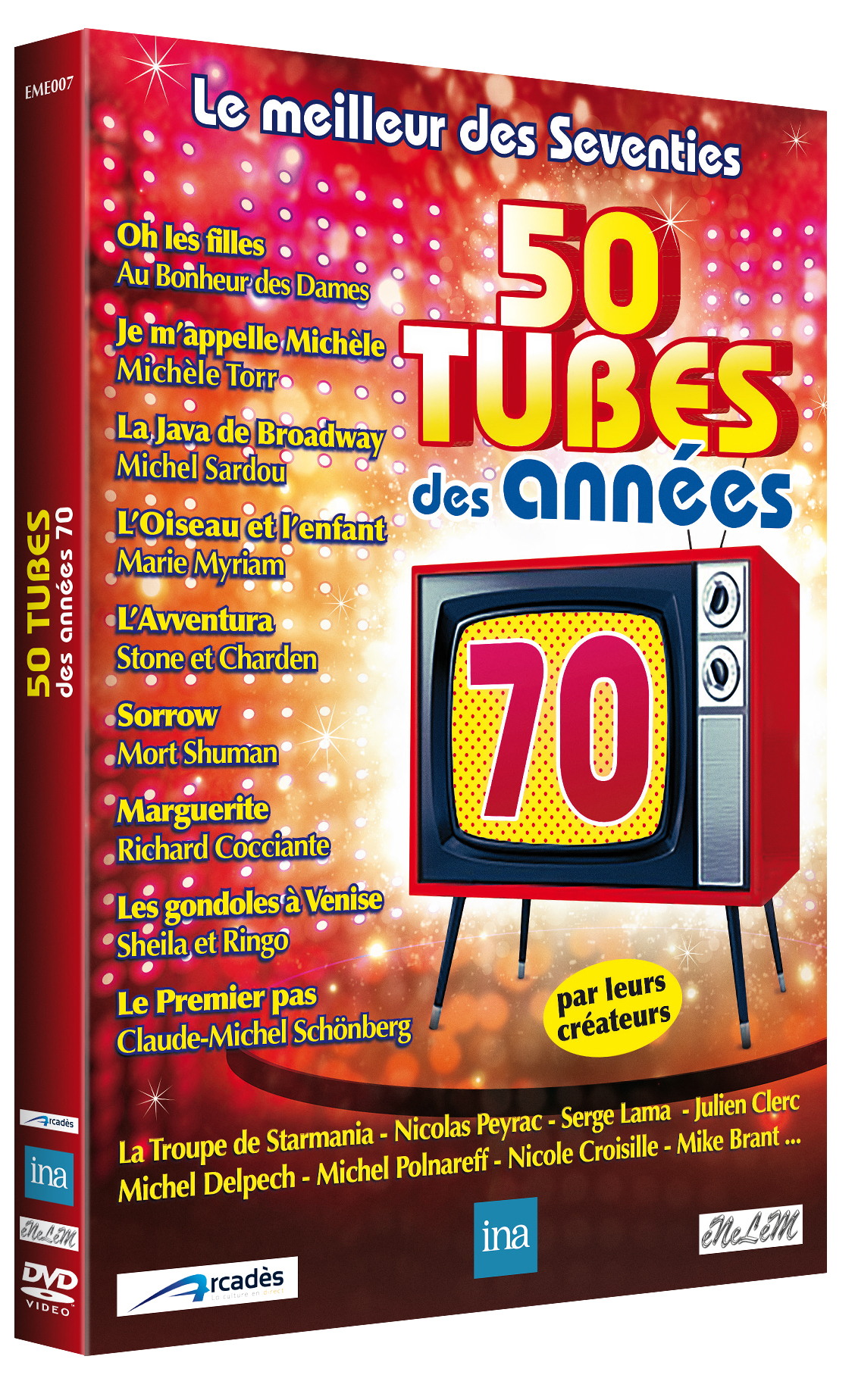 50 TUBES DES ANNEES 70 - DVD