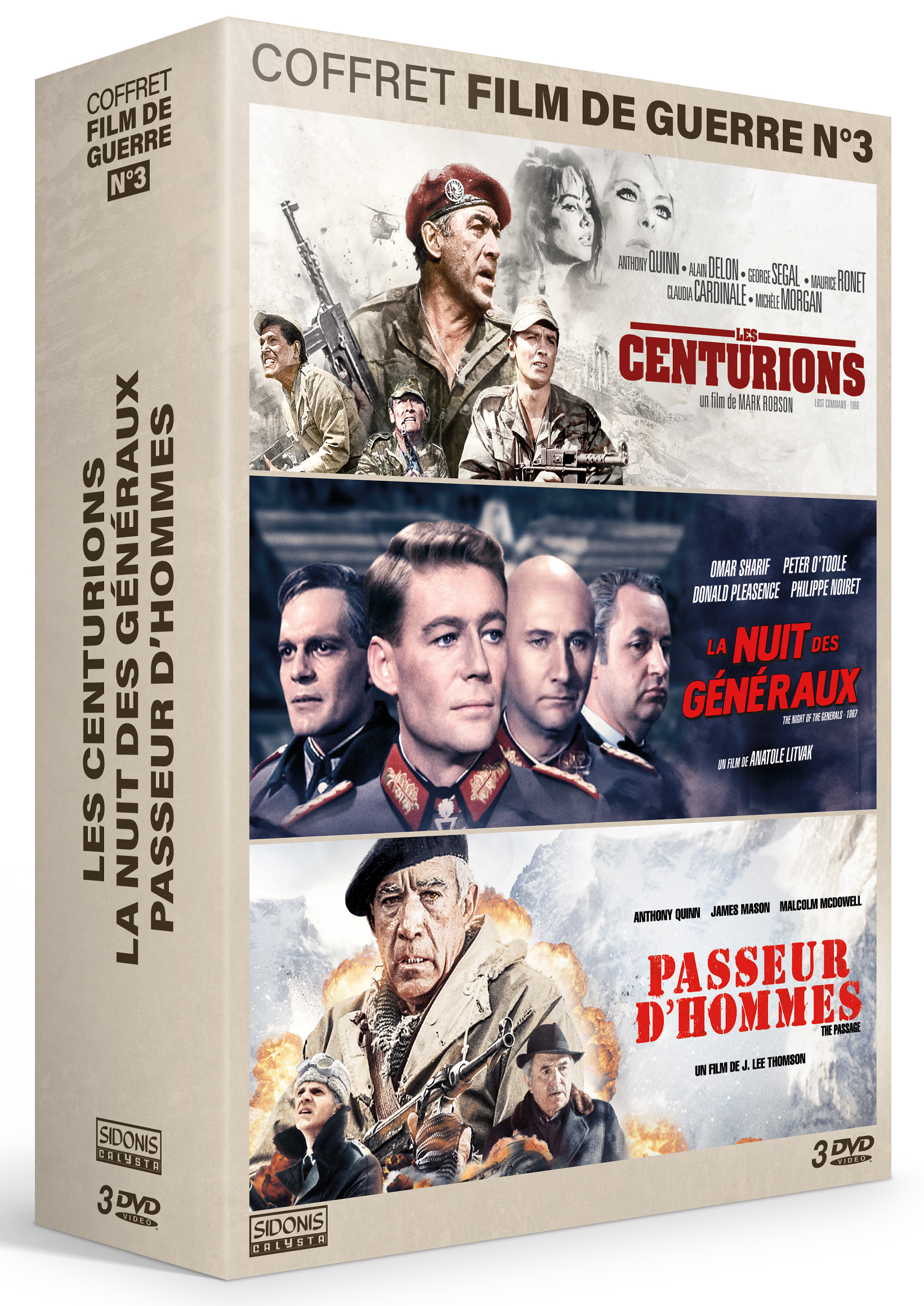 COFFRET GUERRE N 3 - 3 DVD