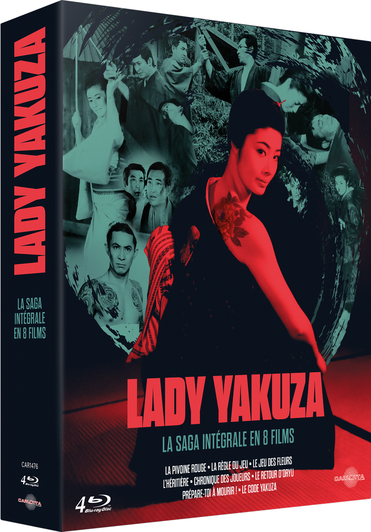 COFFRET INTEGRALE LADY YAKUZA (EN 8 FILMS) - 4 BLU-RAY + LIVRET