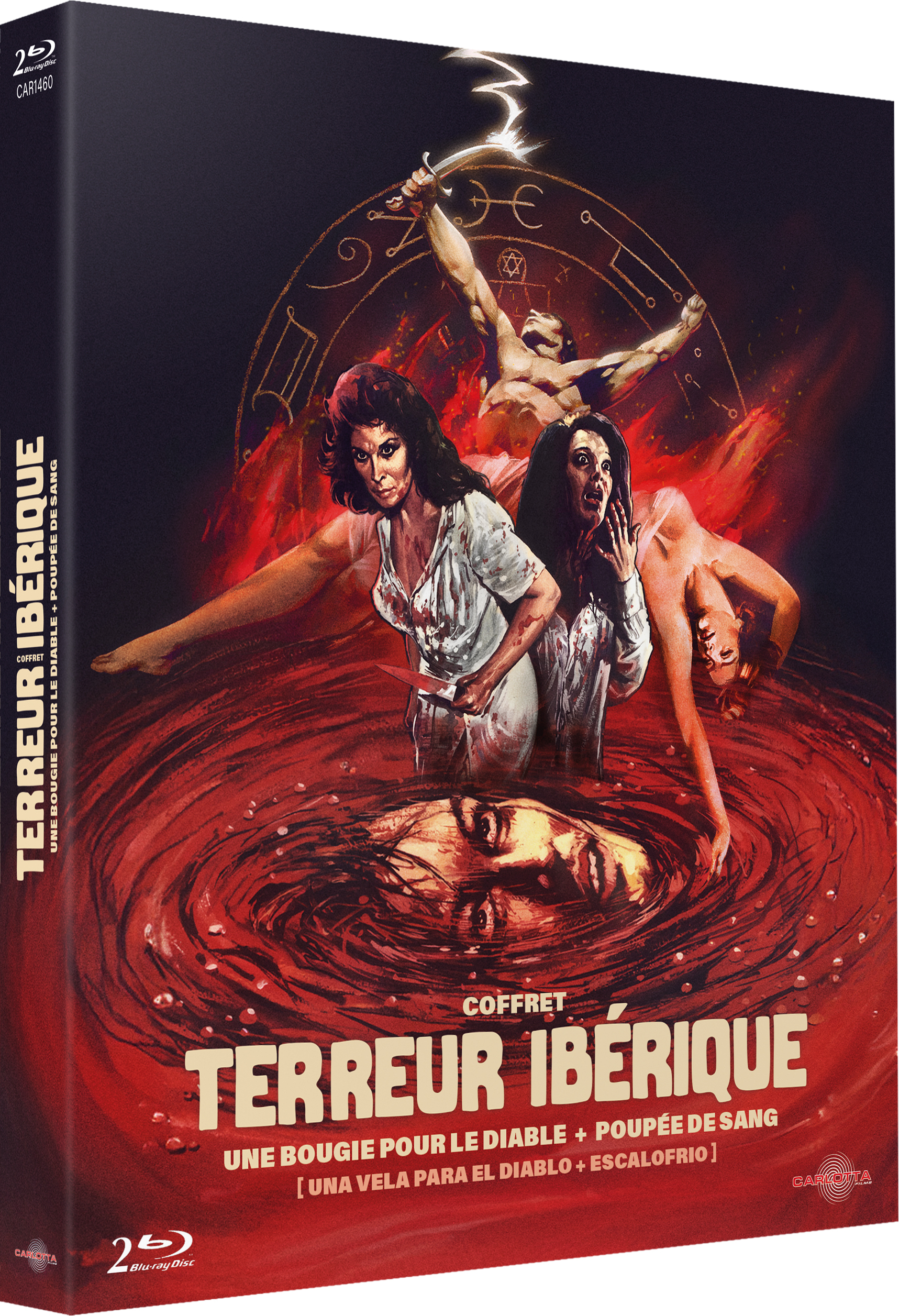 COFFRET TERREUR IBERIQUE (UNE BOUGIE POUR LE DIABLE + POUPEE DE SANG) - 2 BLU-RA