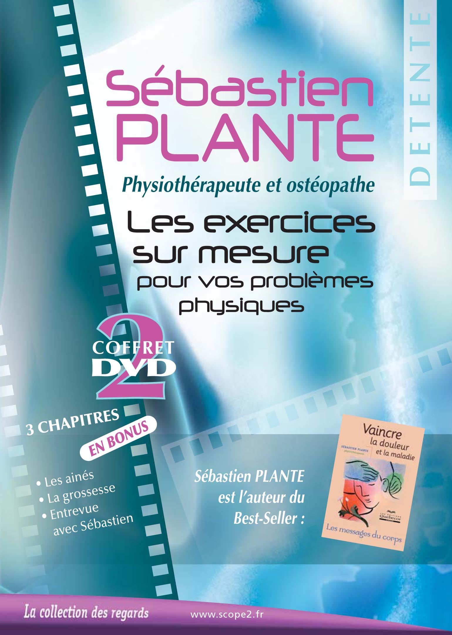 SEBASTIEN PLANTE - 2 DVD  LES EXERCICES SUR MESURE