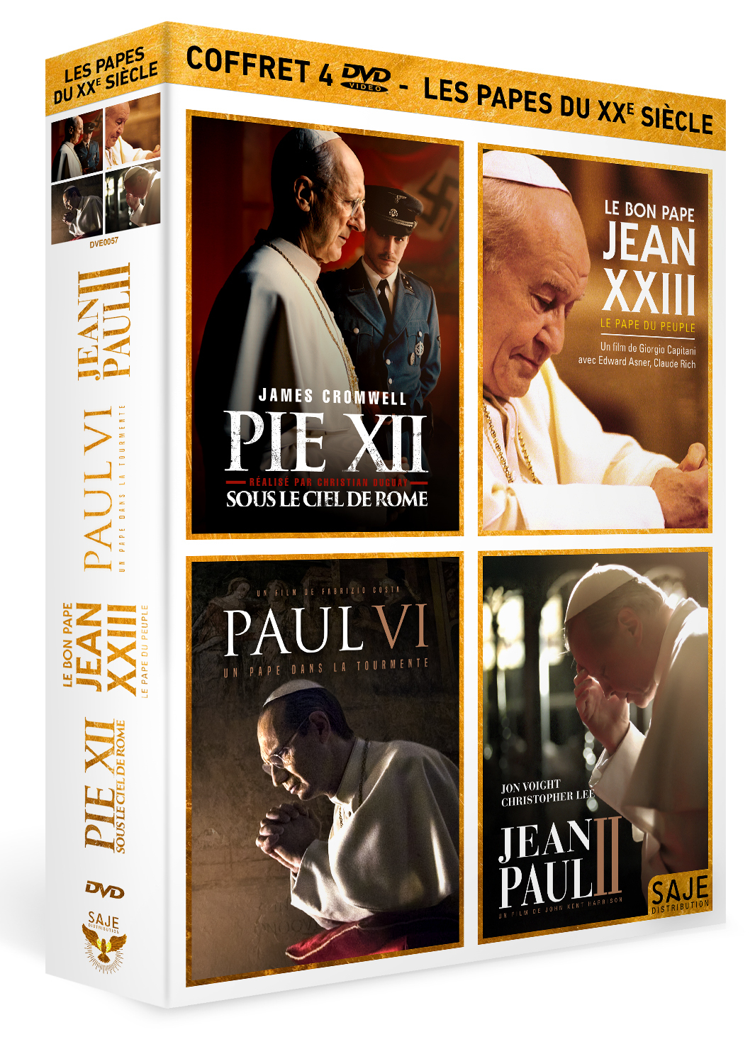 PAPES DU XXe SIECLE (LES) - 4 DVD