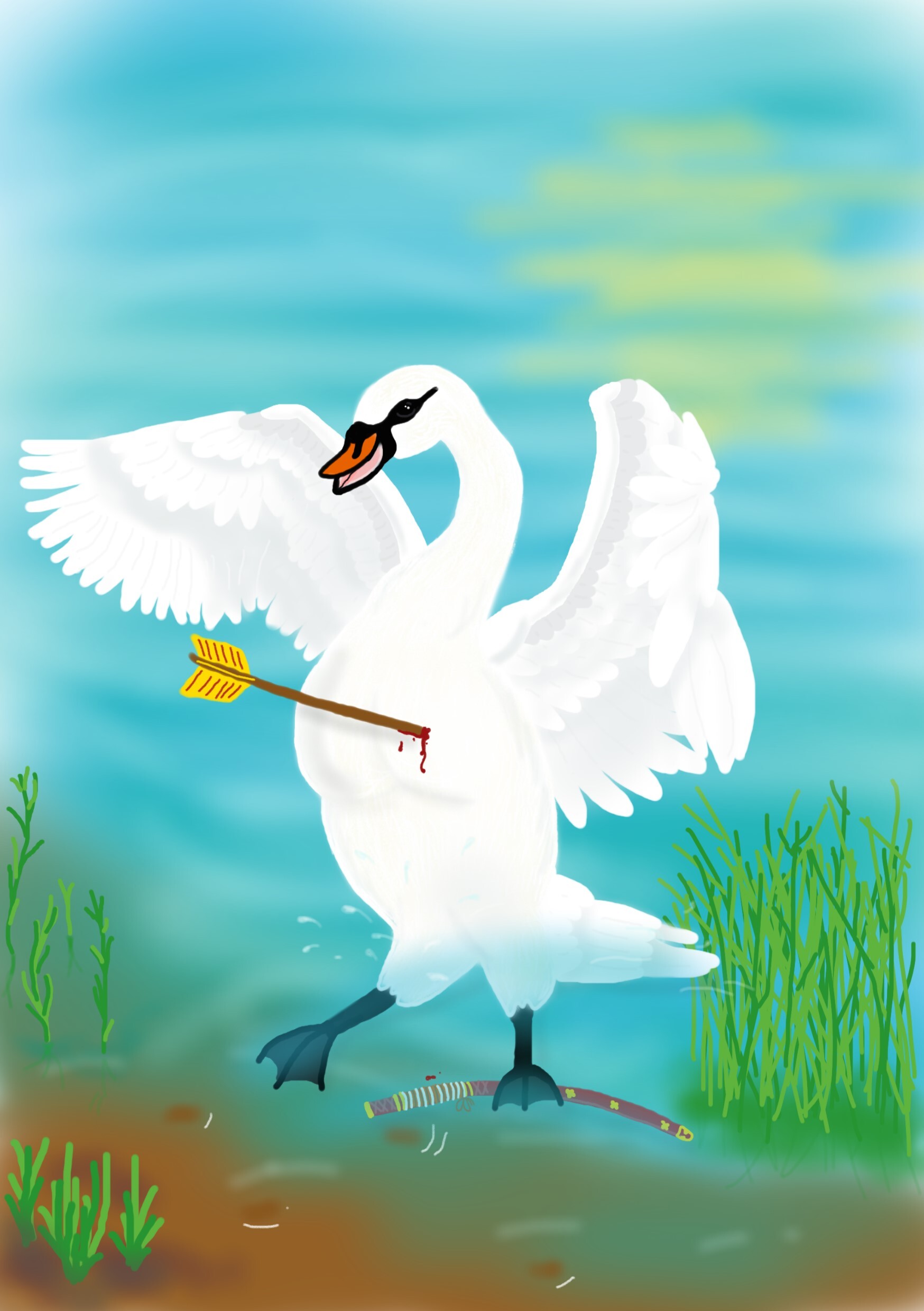 LE CYGNE CHANTAIT