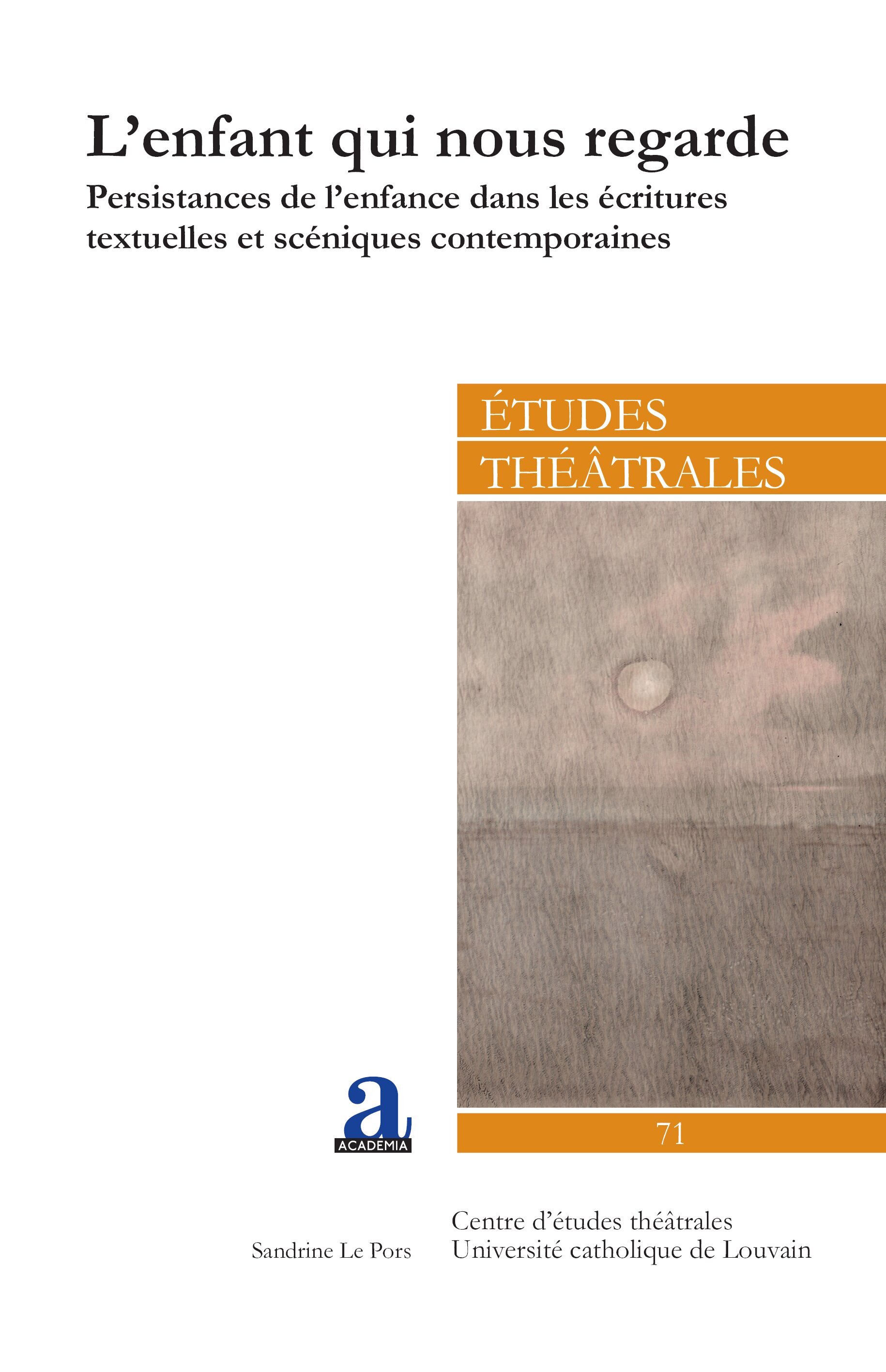 Etudes théâtrales