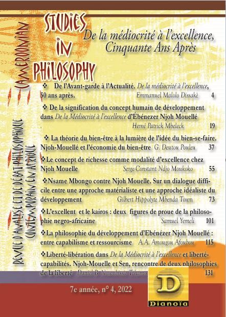 Cameroonian studies in philosophy