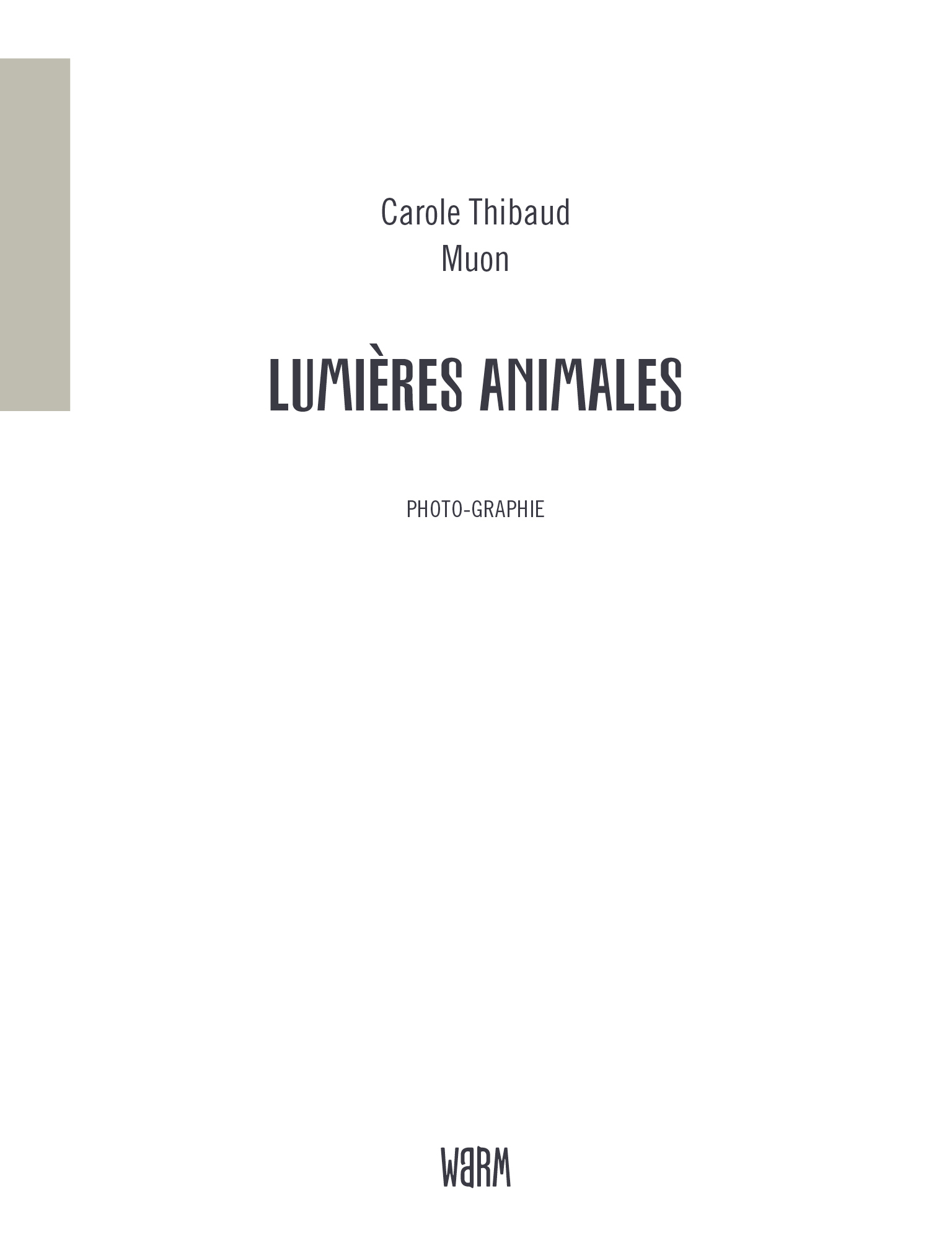 Lumières animales