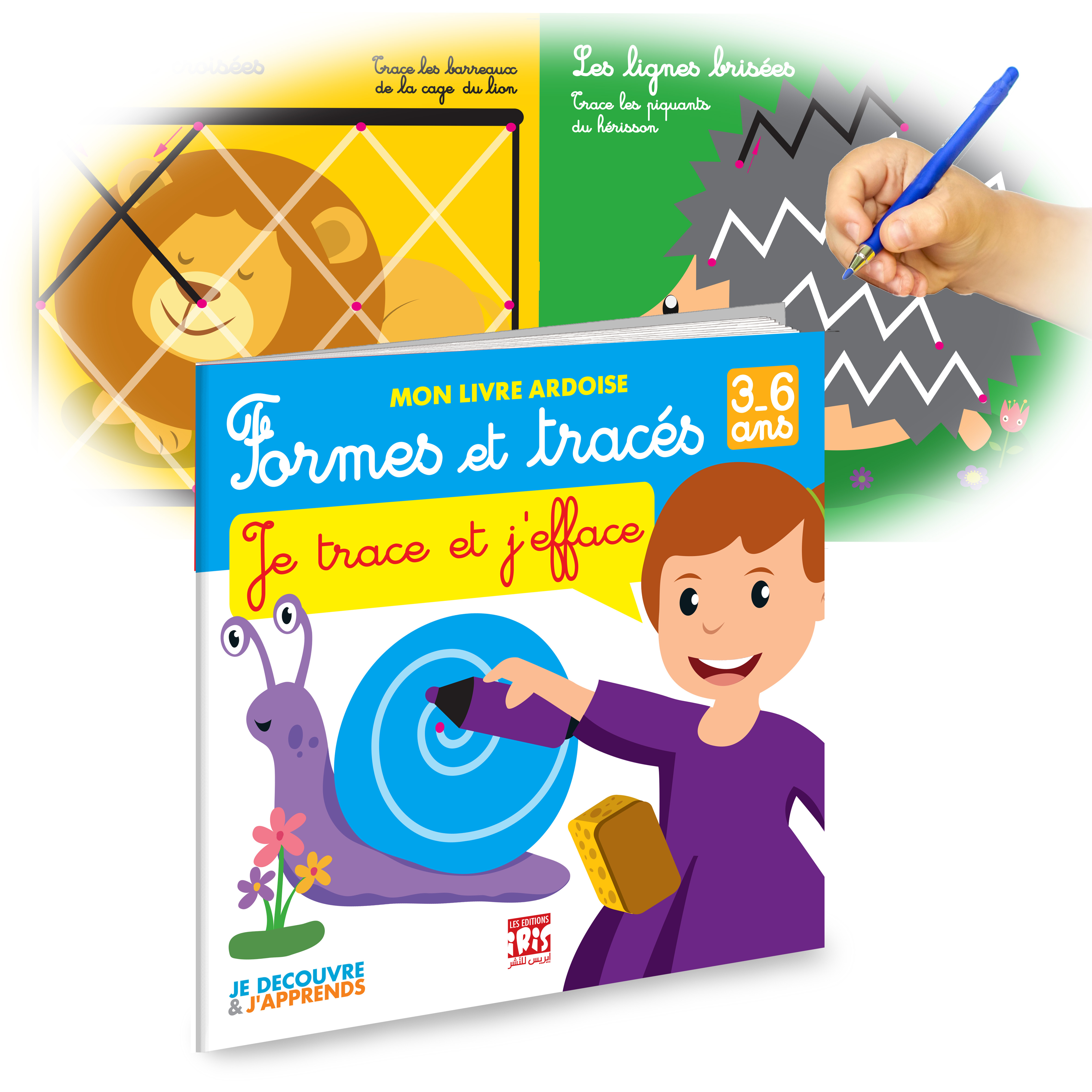 Livre ardoise formes et tracés français