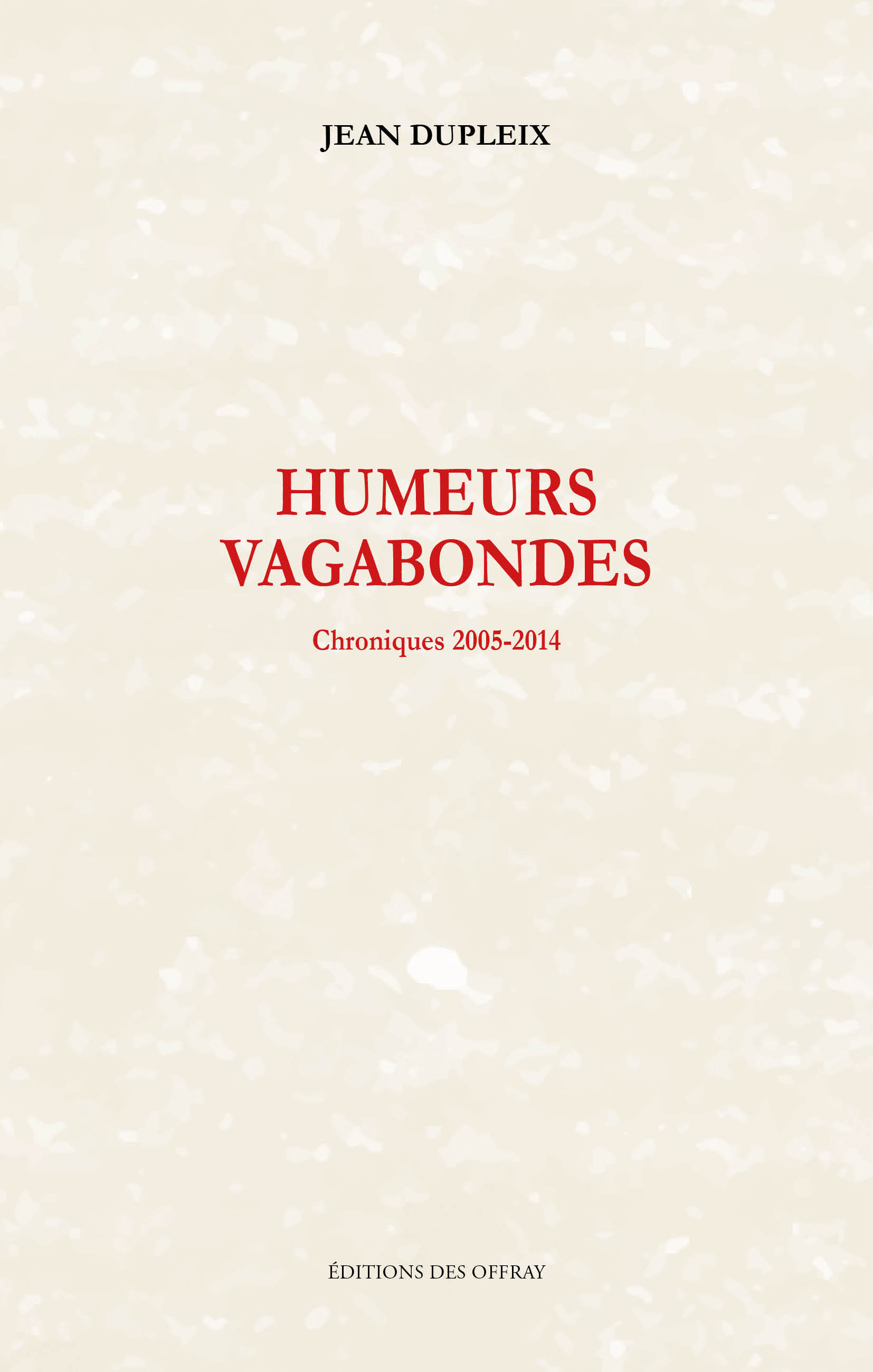 HUMEURS VAGABONDES