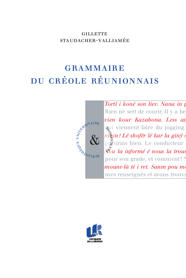 Grammaire du créole réunionnais