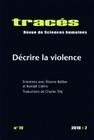 TRACES, N 19/2010. DECRIRE LA VIOLENCE