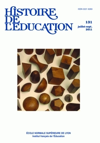 HISTOIRE DE L'EDUCATION, N 131/2011