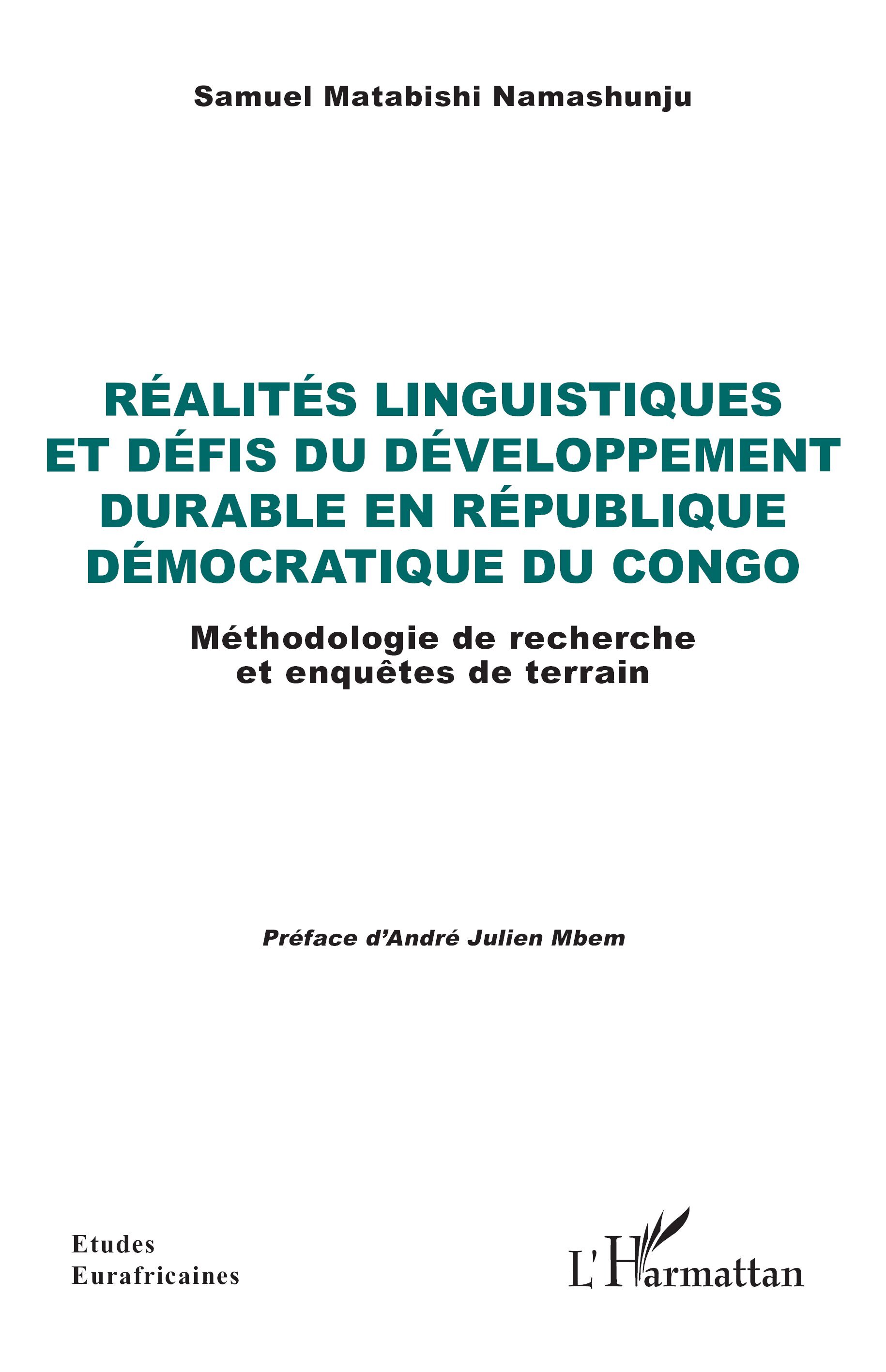 Réalités linguistiques et défis du développement durable en République Démocratique du Congo