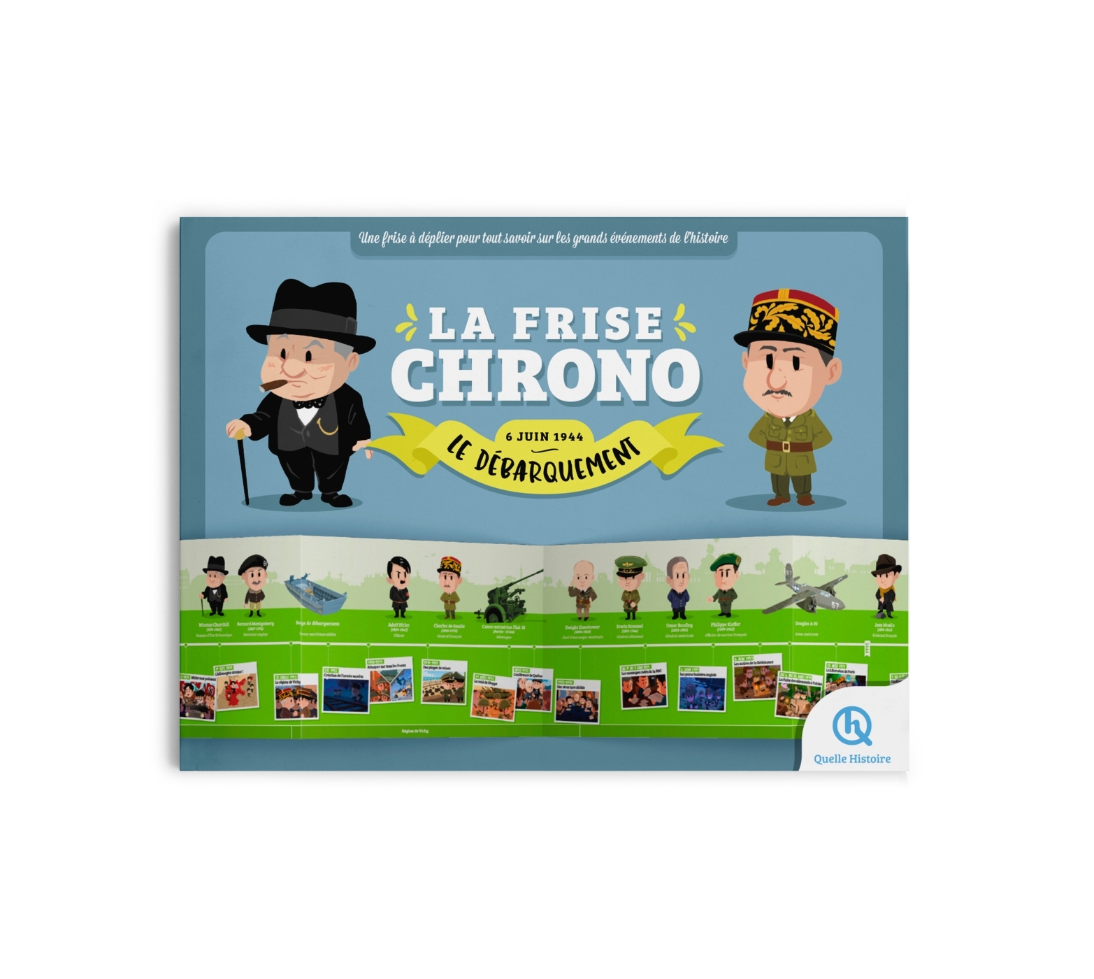 La frise chrono Le débarquement