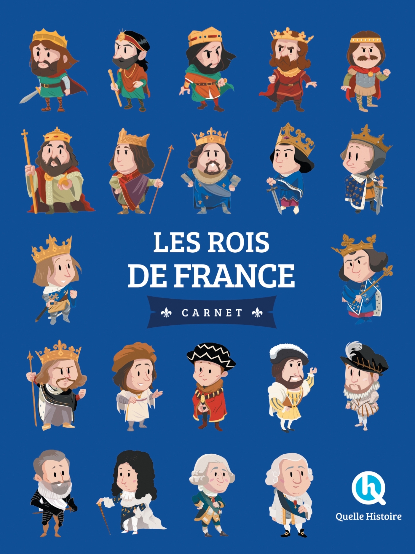 Les rois de France - Carnet