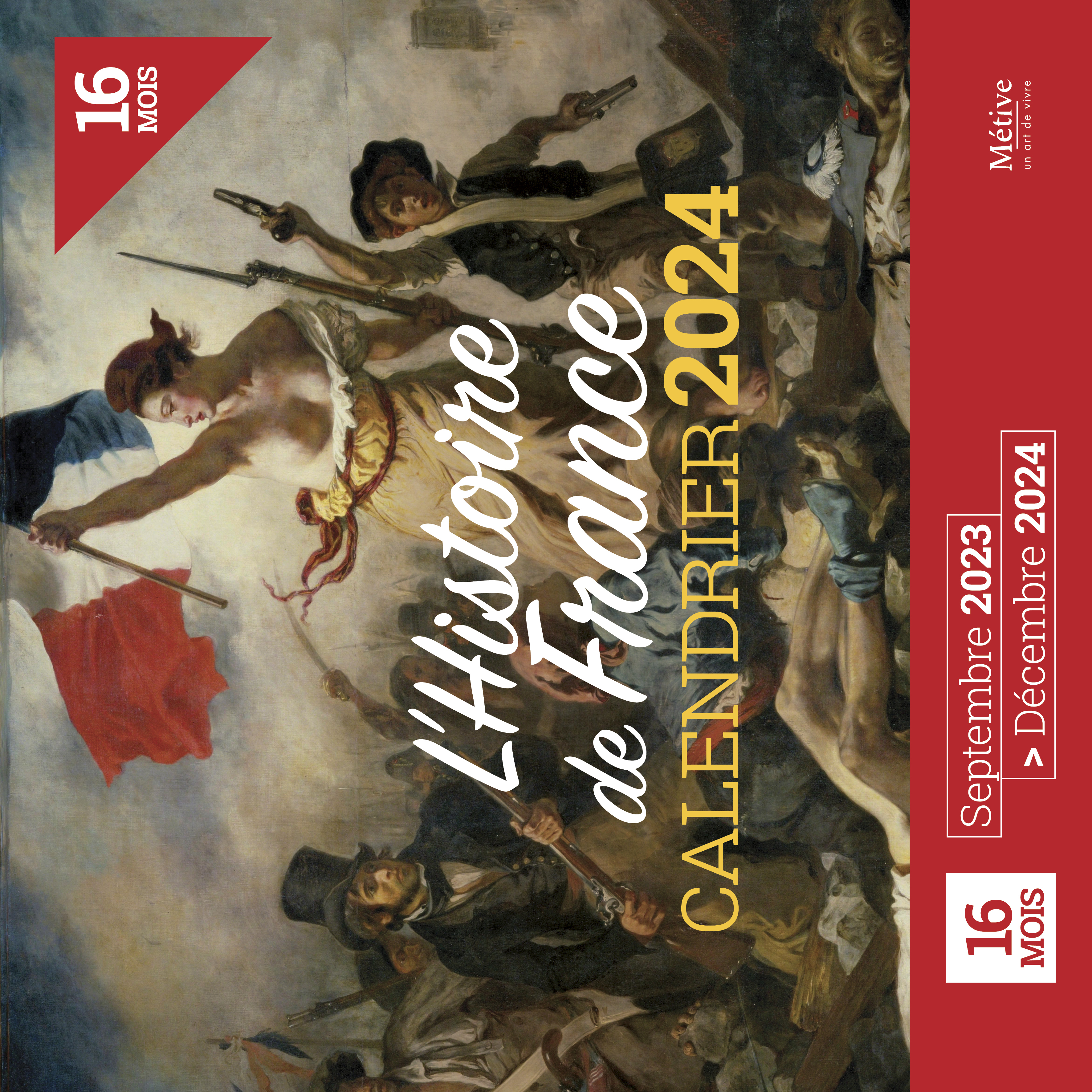 Calendrier 2024 - L'histoire de France