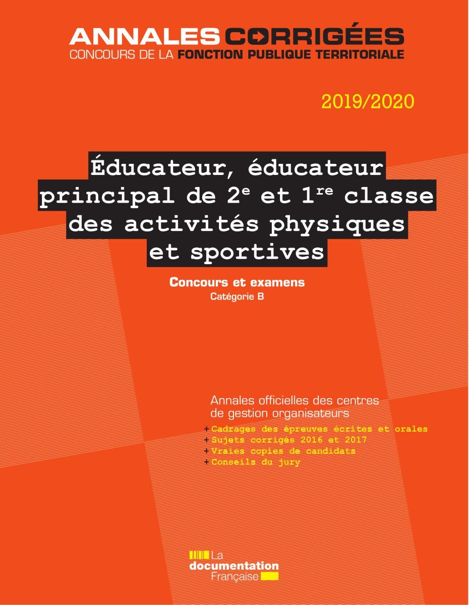 Educateur principal de 2e et 1ere classe des activités physiques